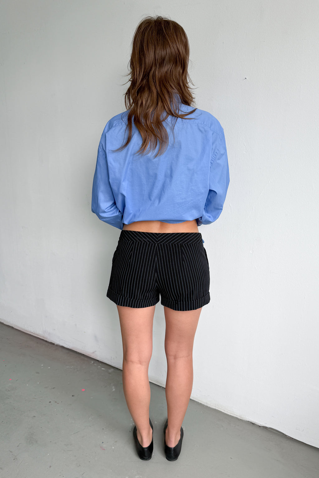 Micro Short Striped Low Waist