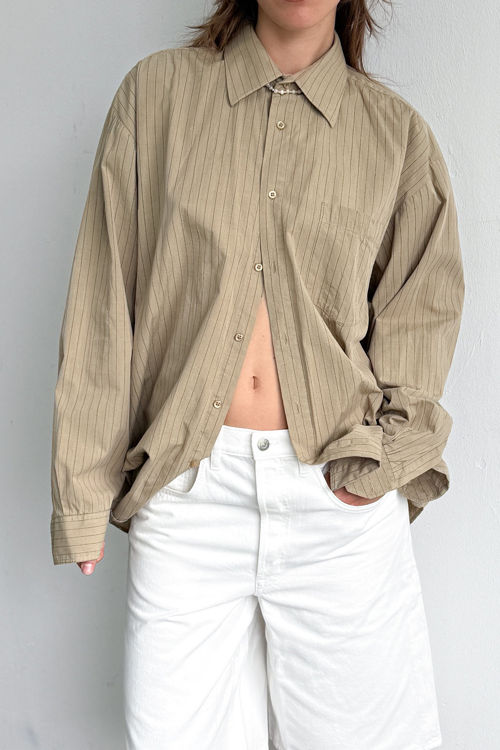 Men's Shirt Khaki - Size XL