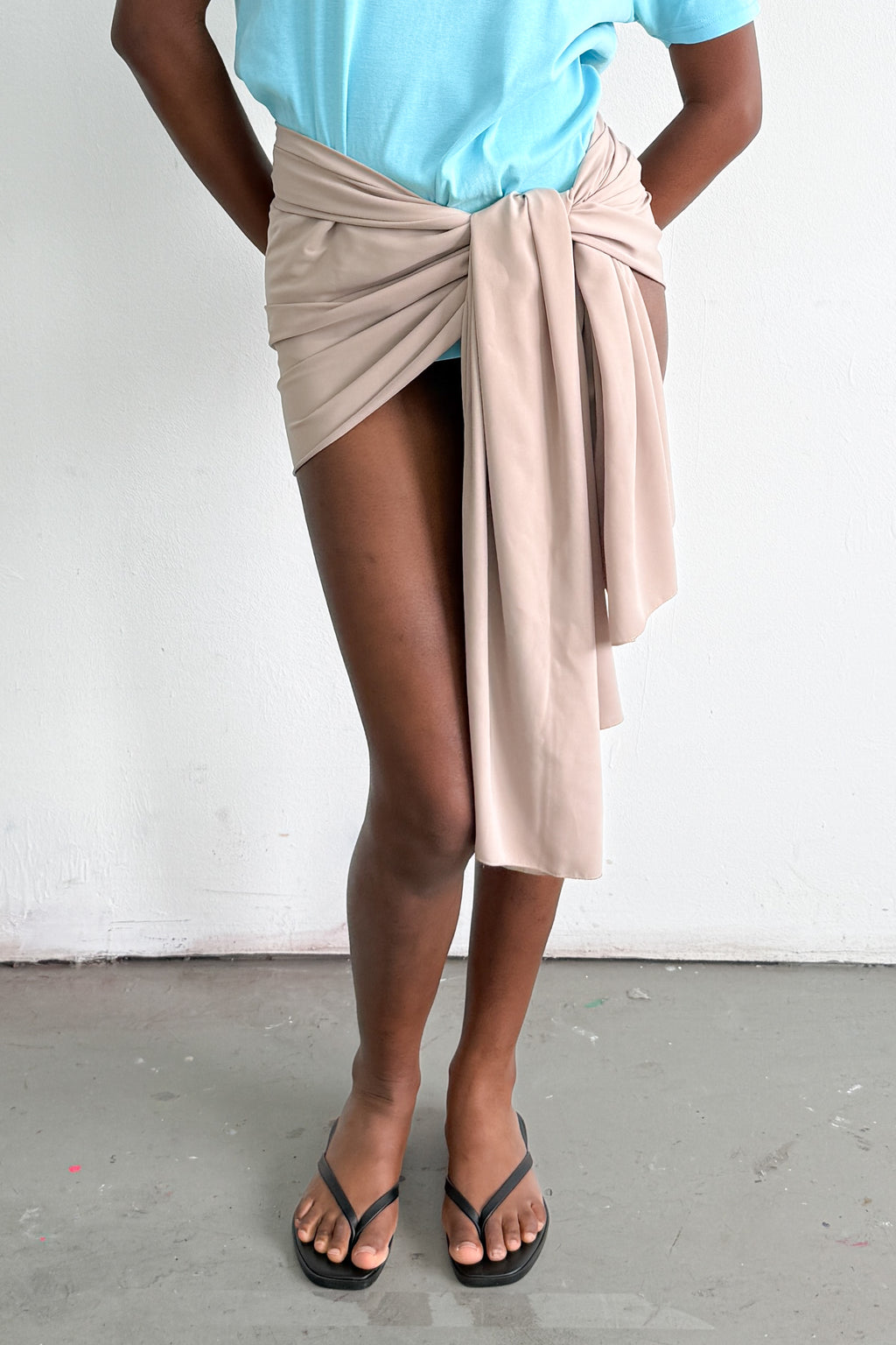 Hip Scarf Beige -