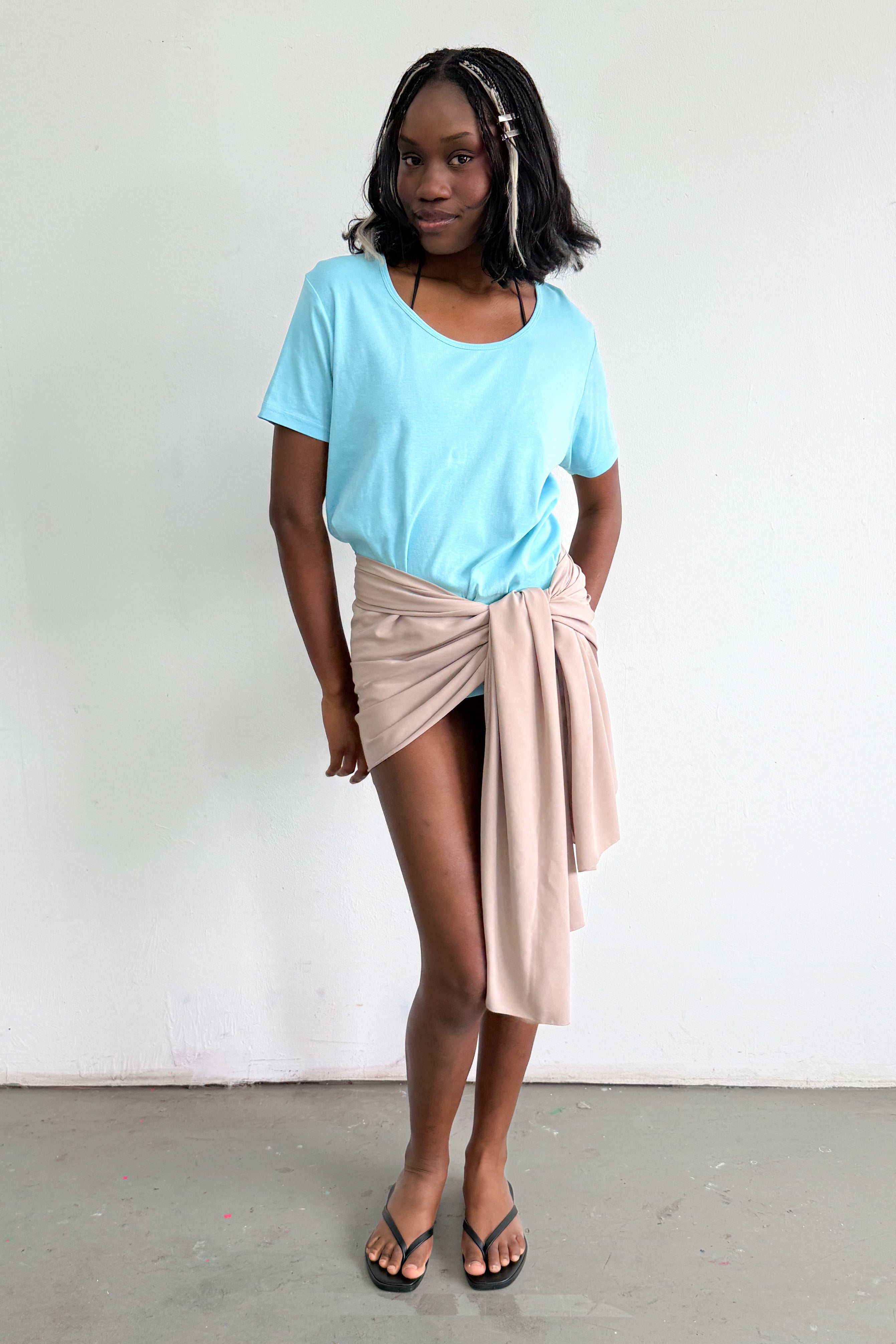 Hip Scarf Beige -