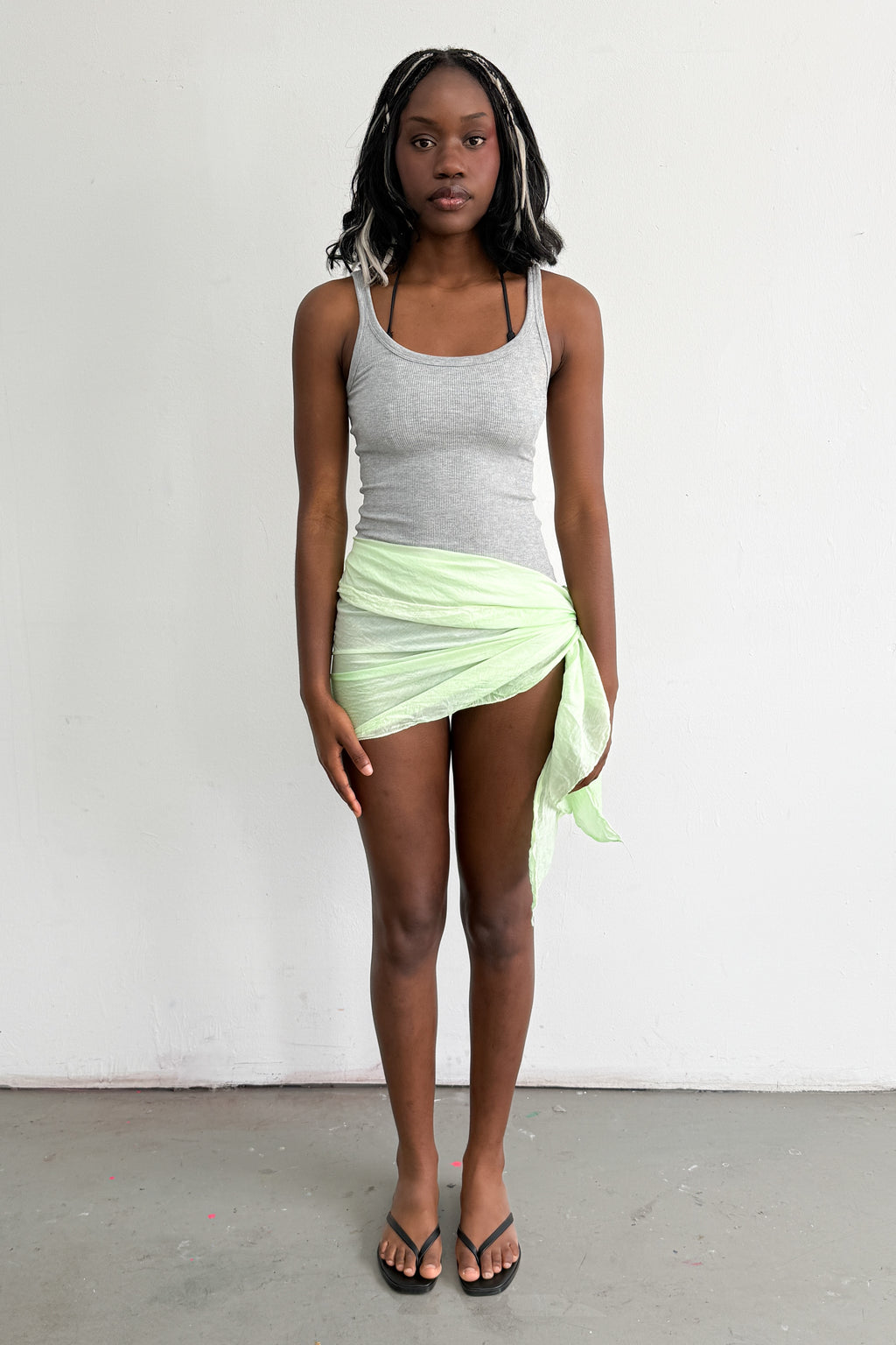 Hip Scarf Bright Light Green