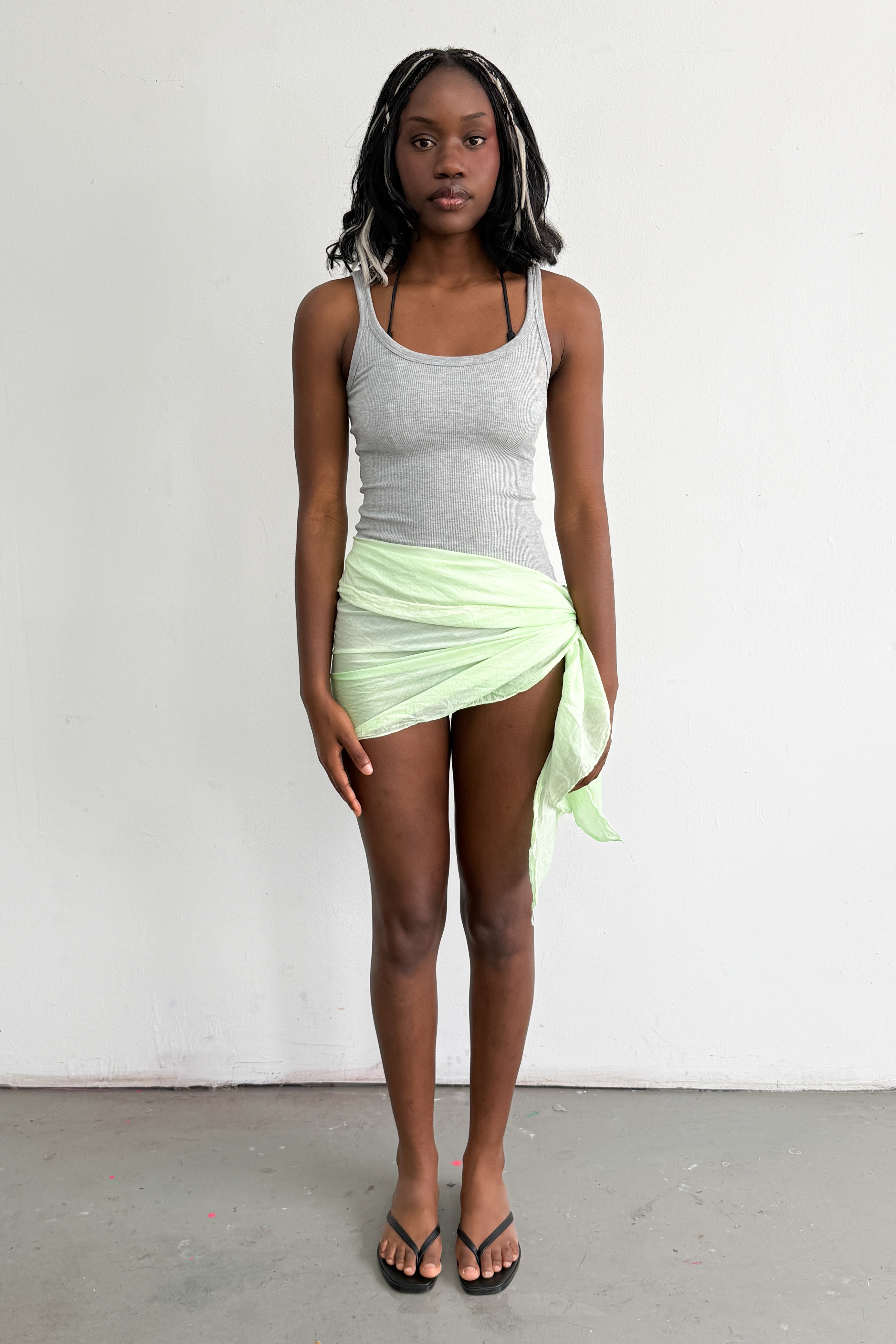 Hip Scarf Bright Light Green