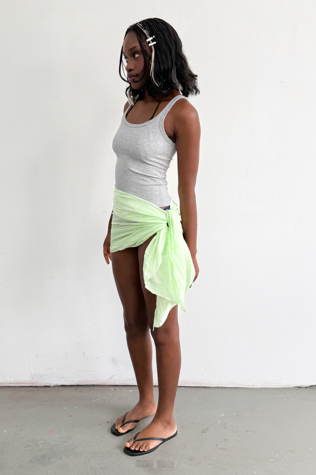 Hip Scarf Bright Light Green