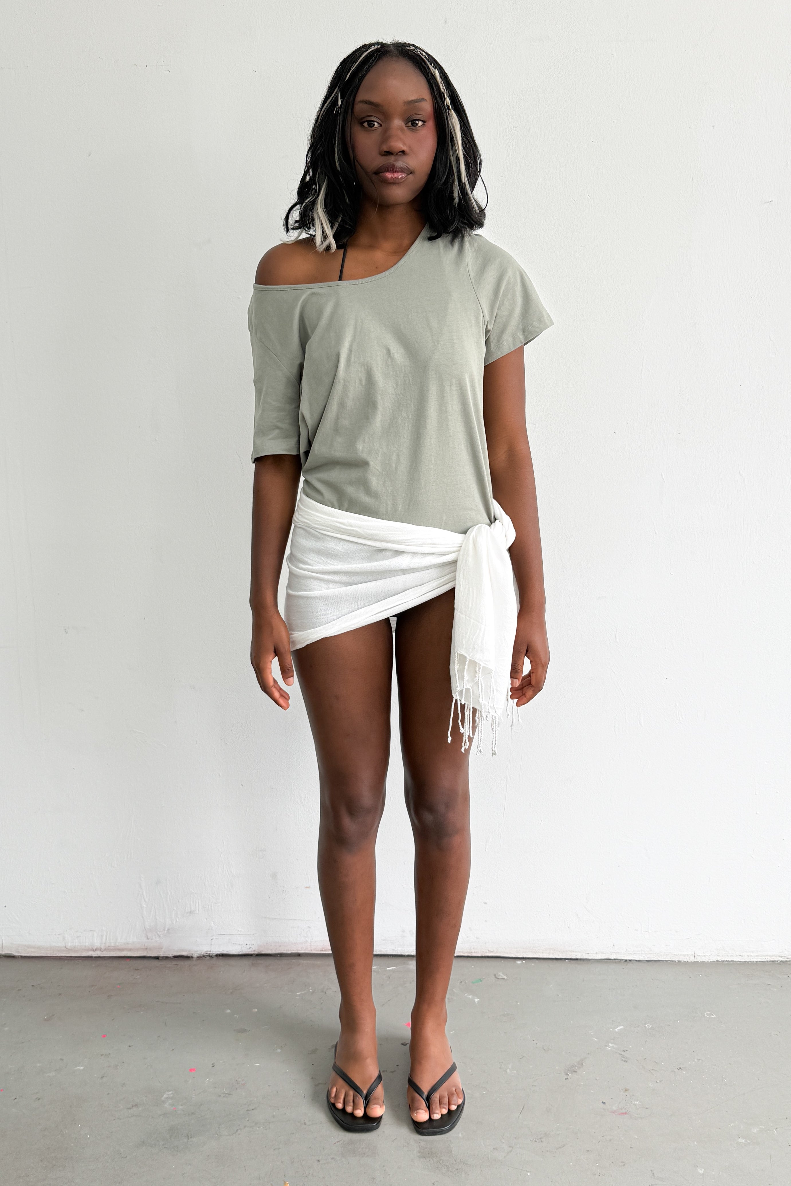 T-Shirt Oversized Sage