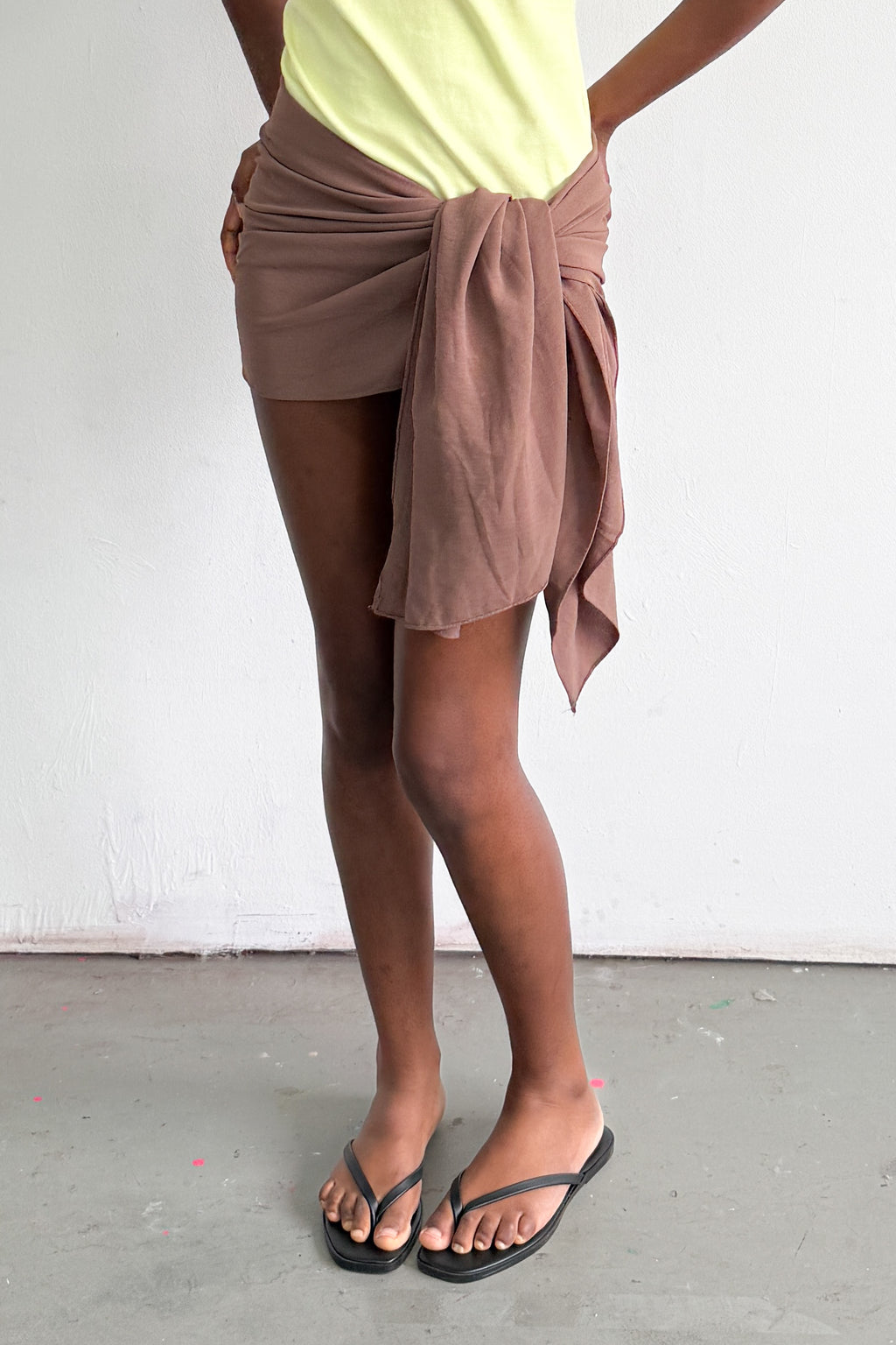 Brown Hip Scarf