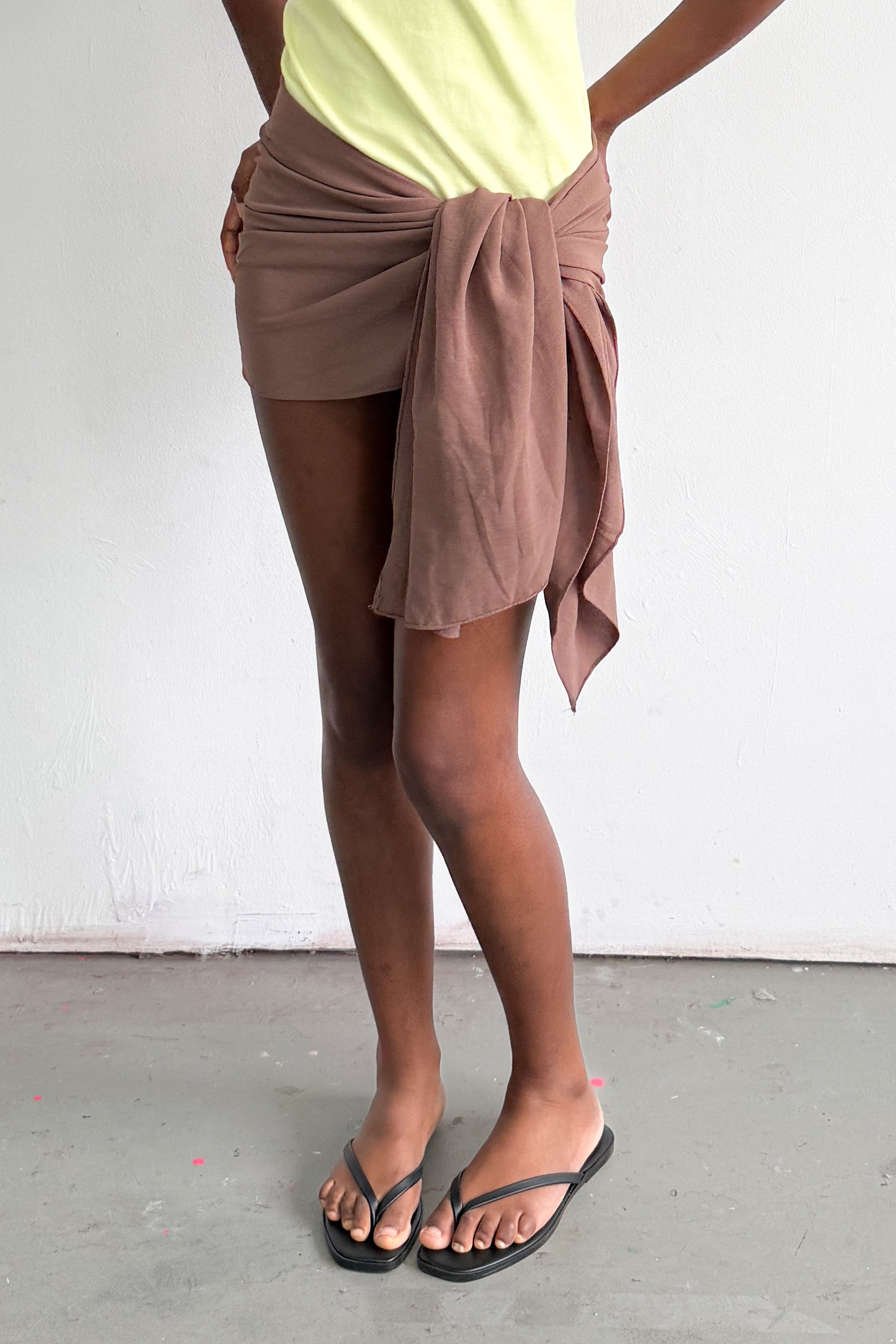 Brown Hip Scarf