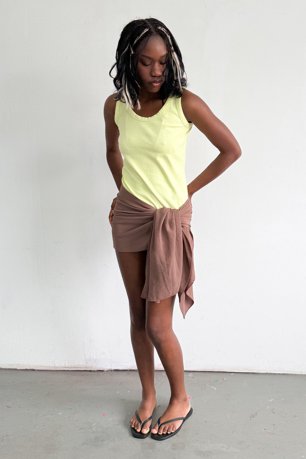 Brown Hip Scarf