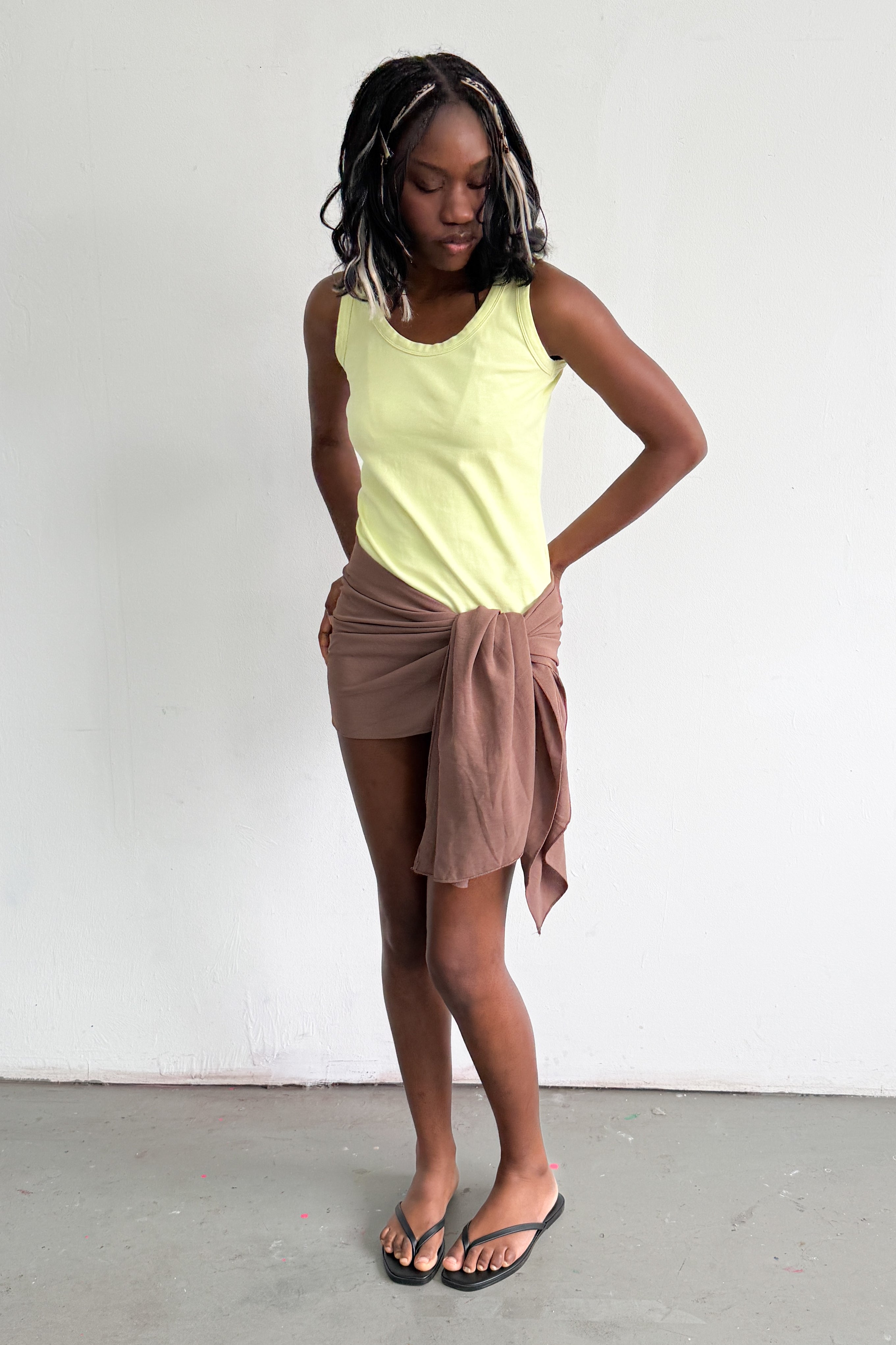 Brown Hip Scarf