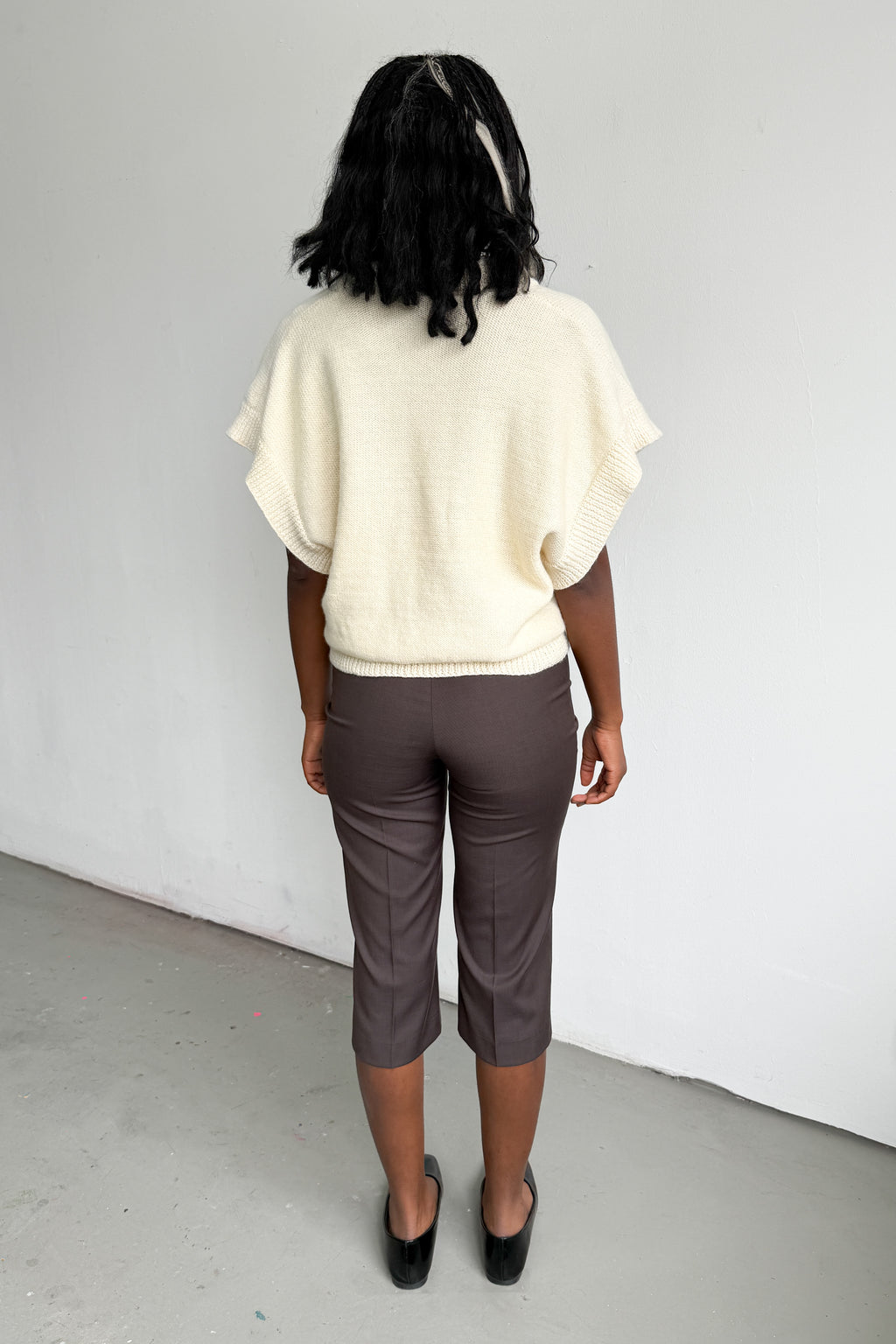 Pastel Yellow Spencer Deep VNeck