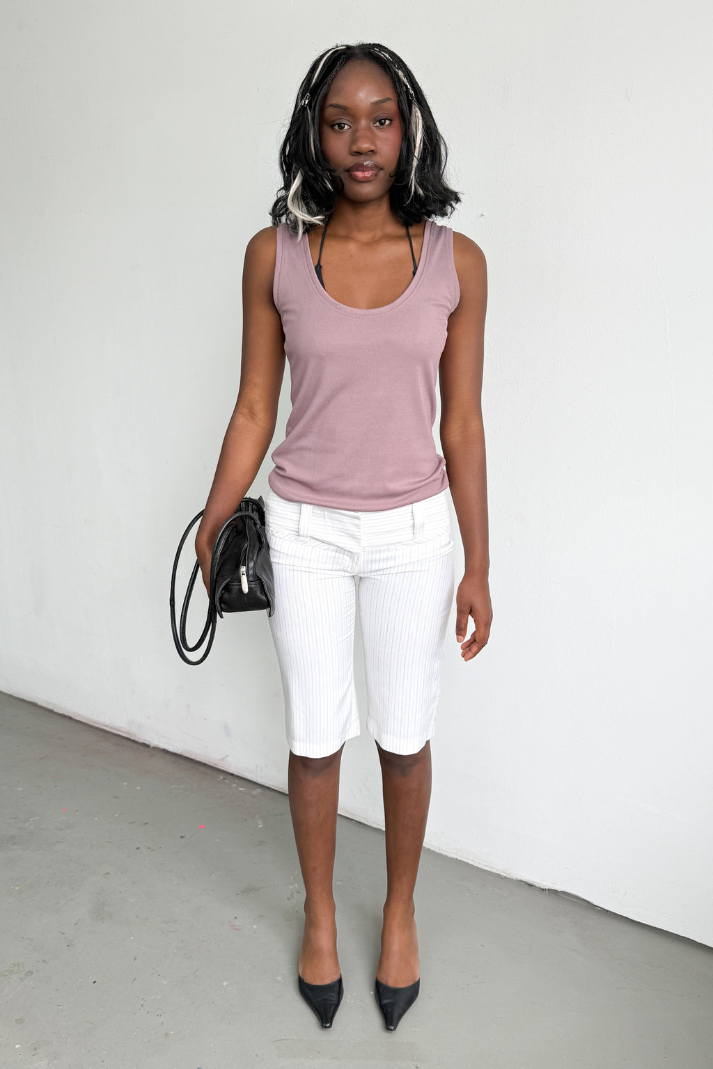 Offwhite Capri Pinstripe