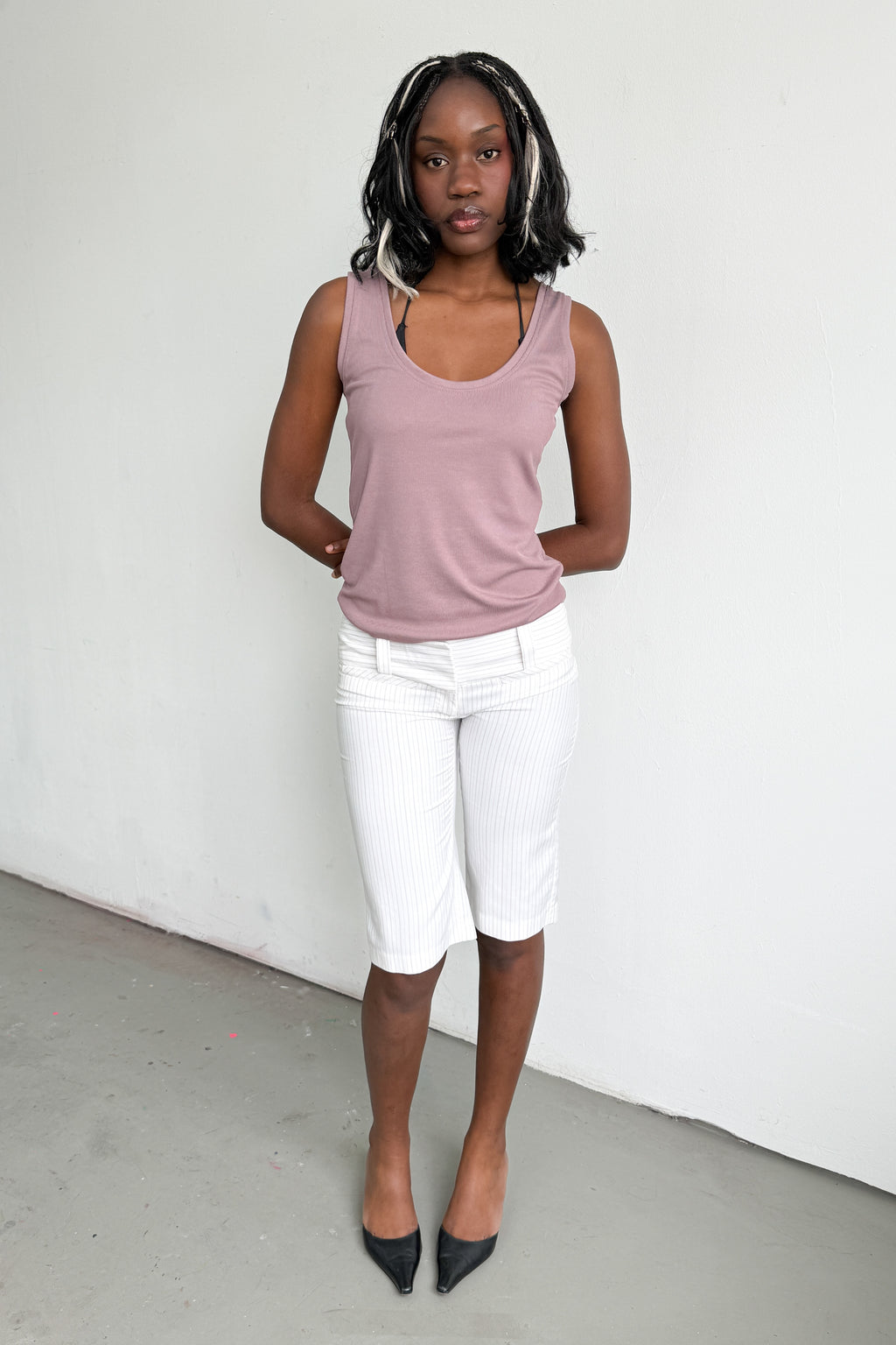 Offwhite Capri Pinstripe