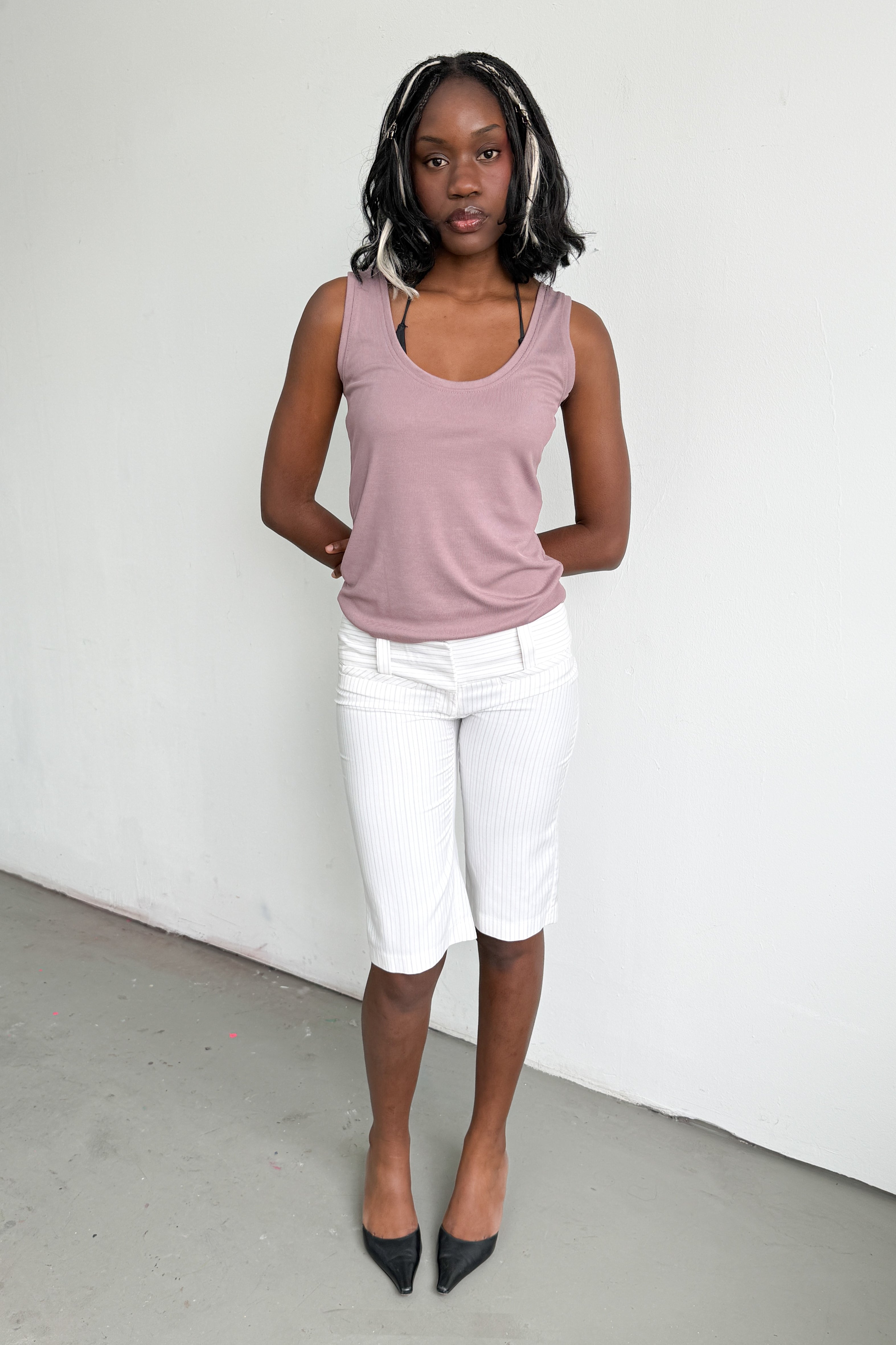 Offwhite Capri Pinstripe