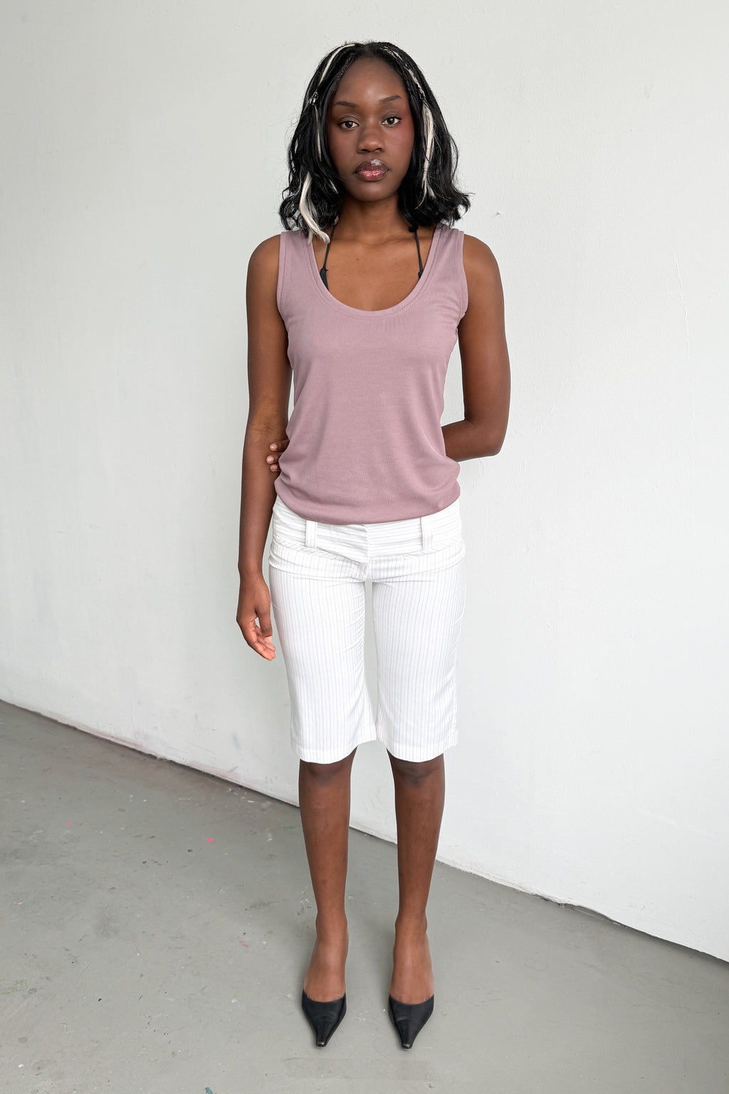 Offwhite Capri Pinstripe