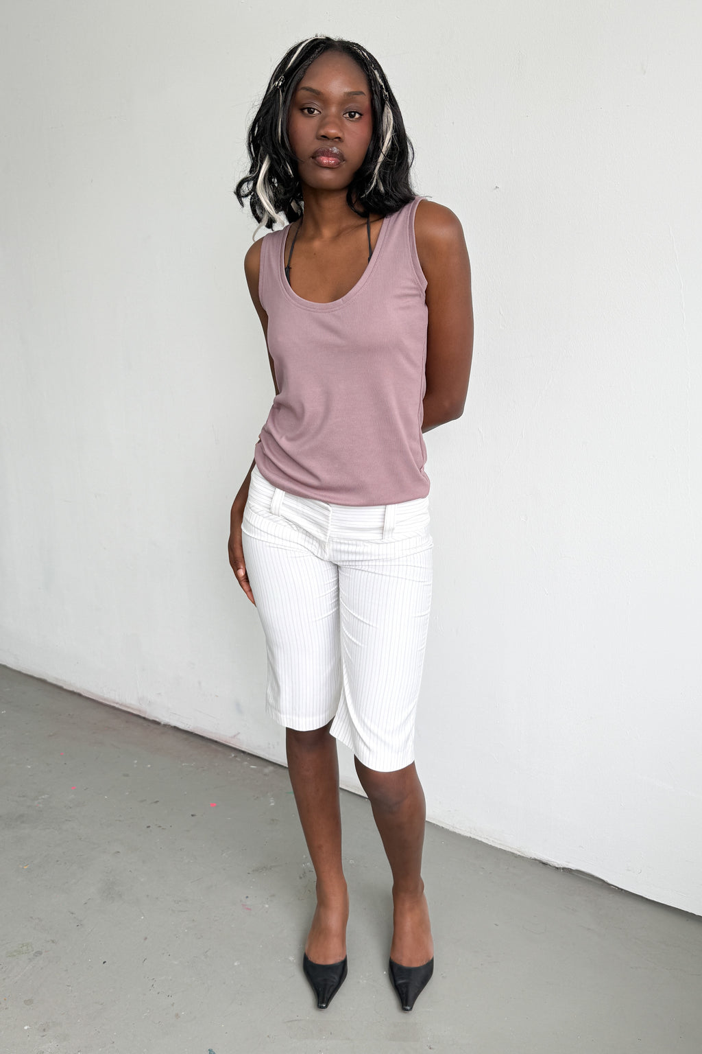 Offwhite Capri Pinstripe