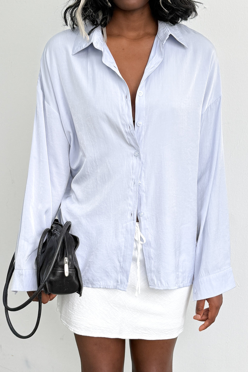 Oversized Shirt Back Split