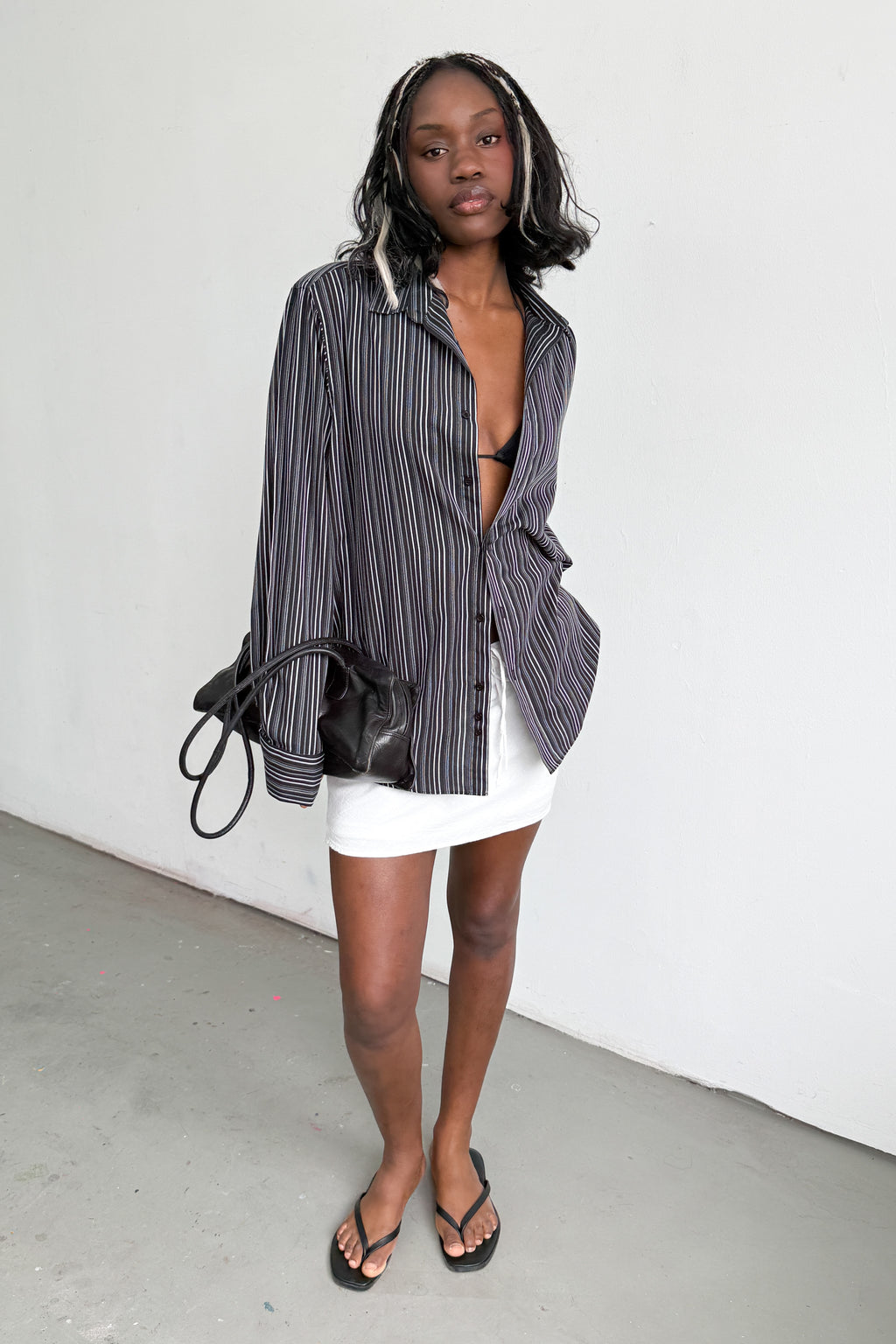 Oversized Shirt Striped