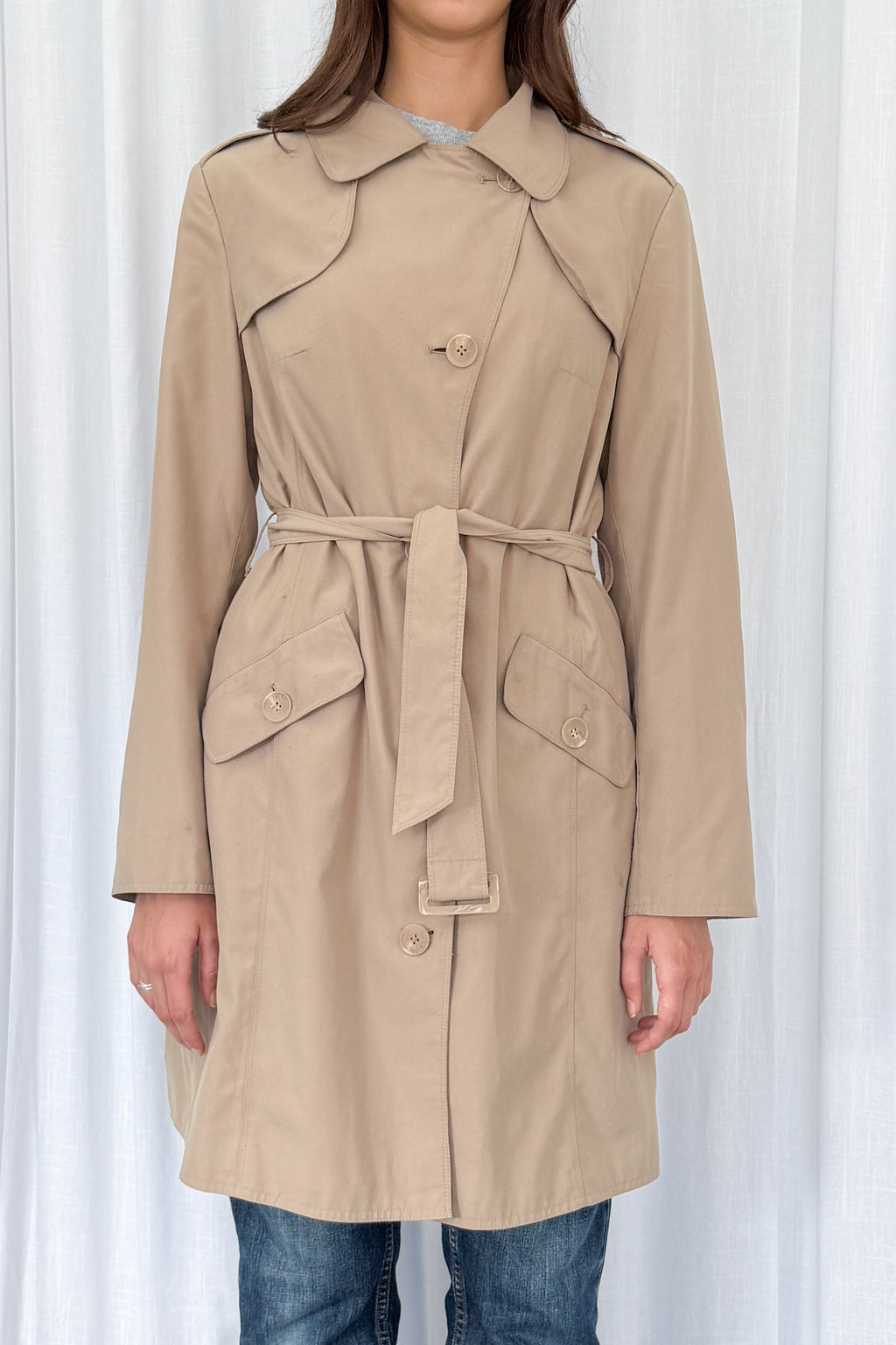 Beige Trench - Size L