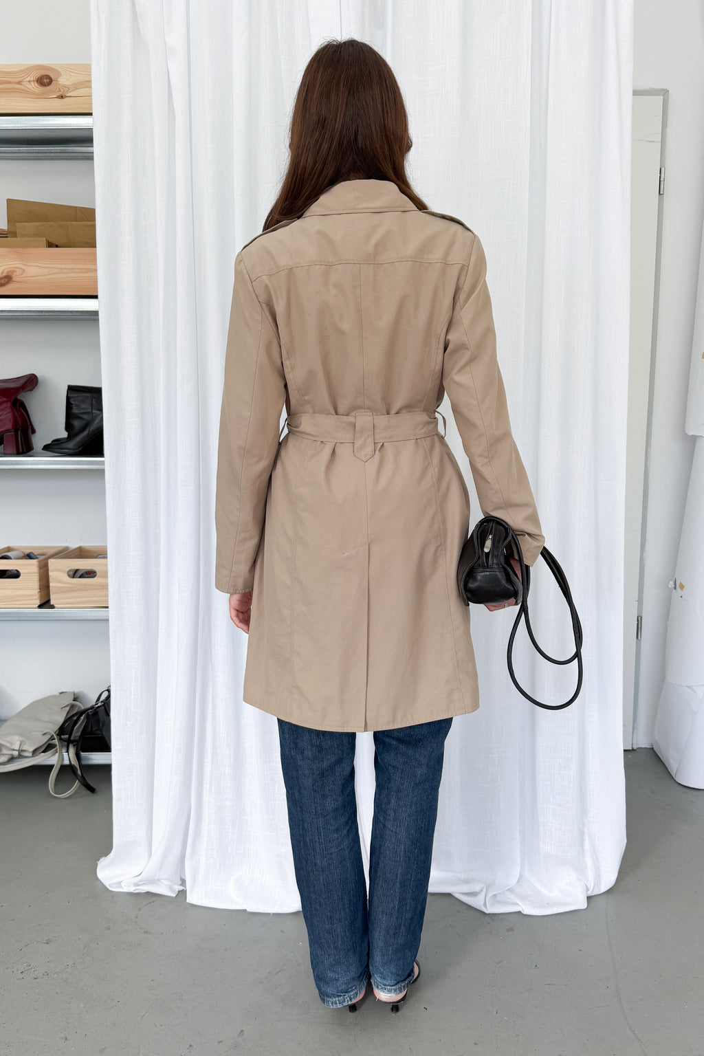 Beige Trench - Size L