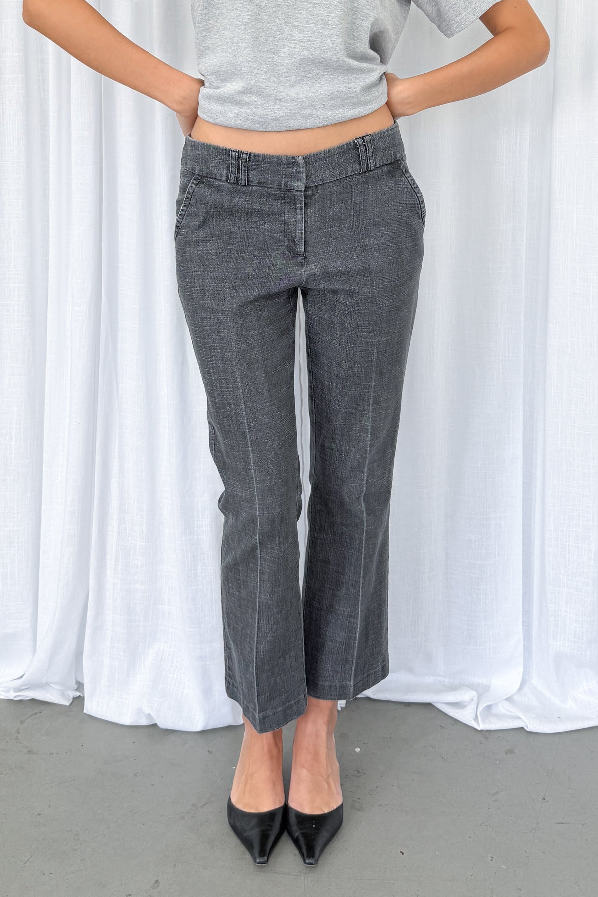 Grey Kick Flare - size M