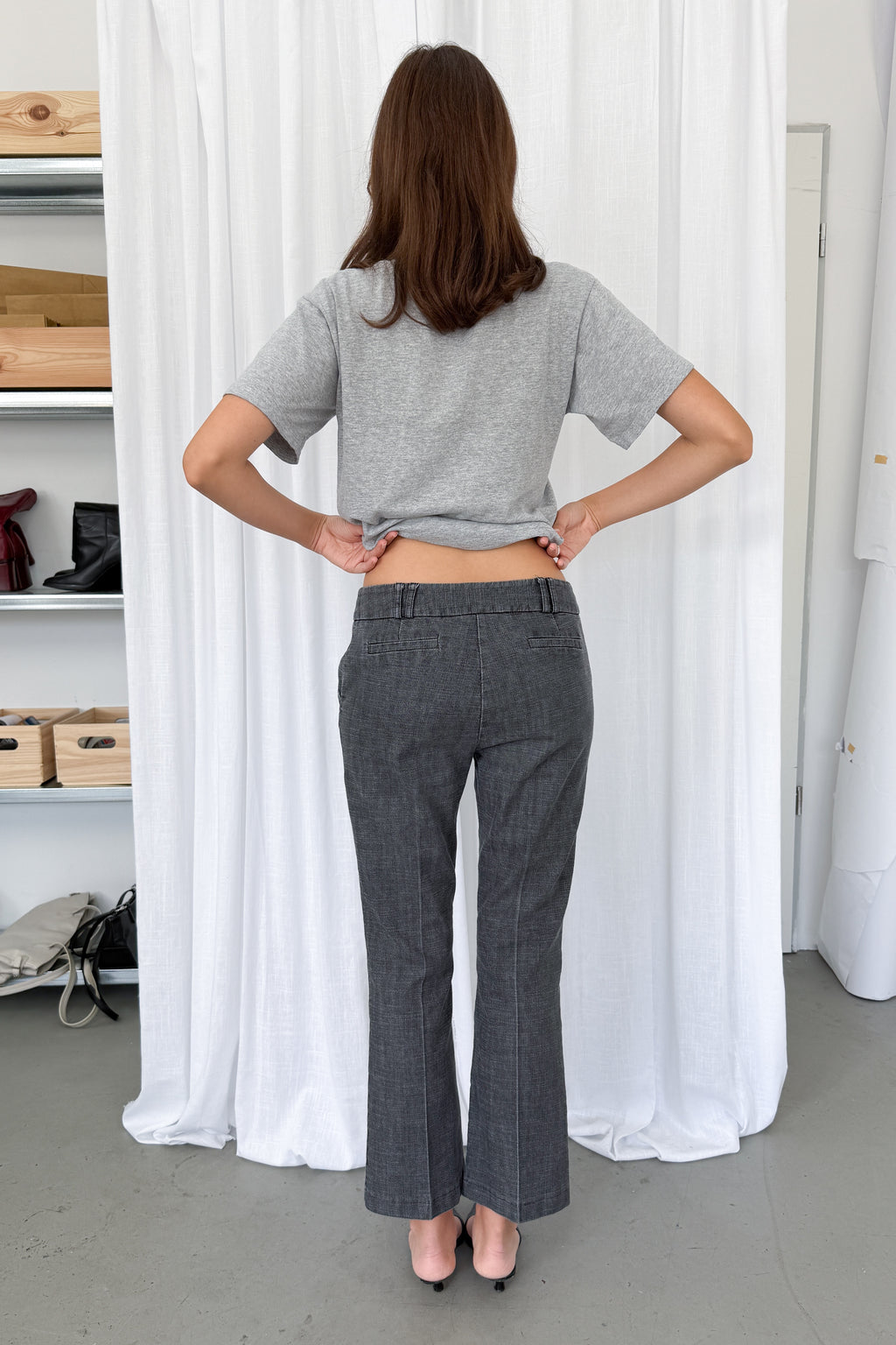 Grey Kick Flare - size M