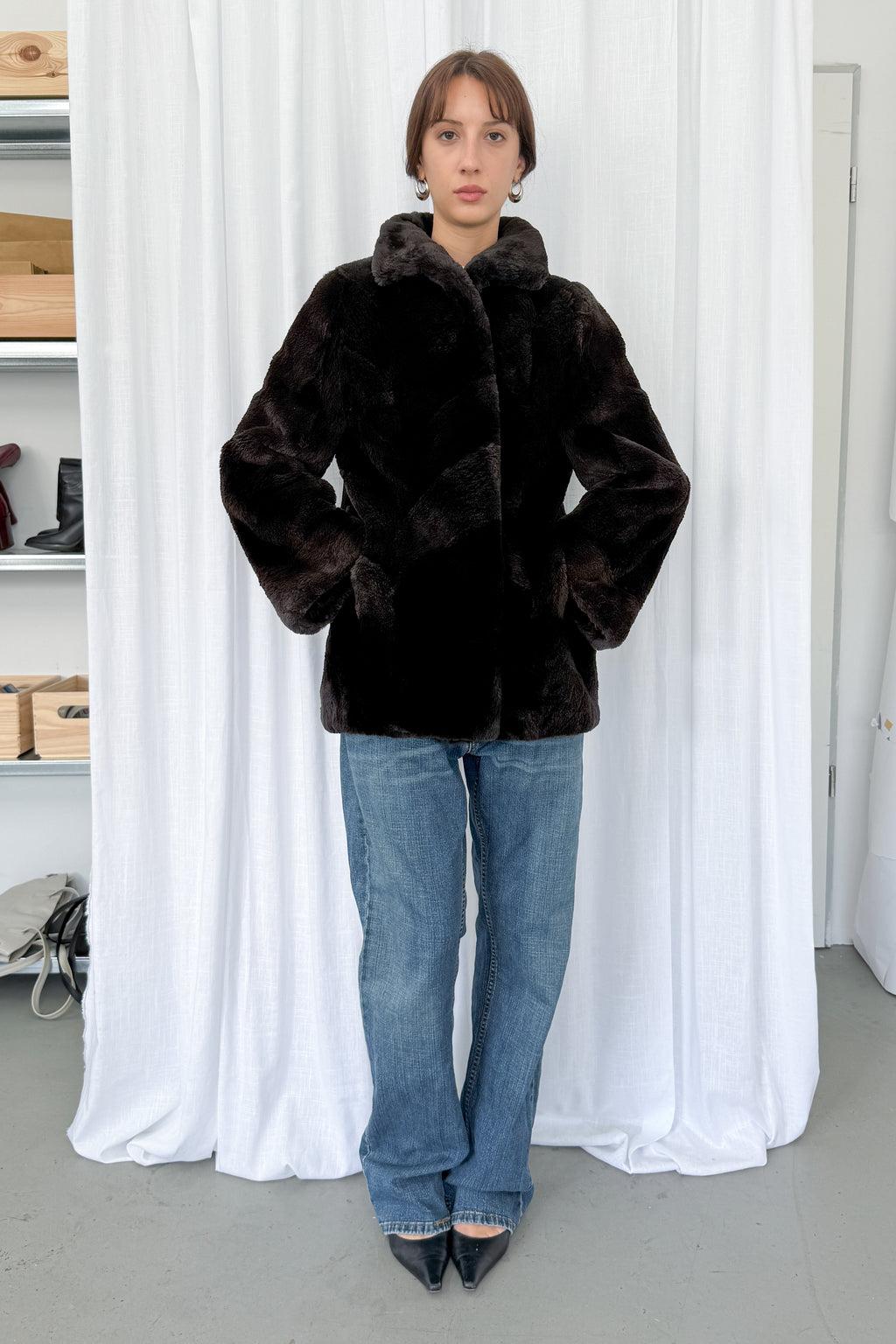 Fur Jacket - Size S