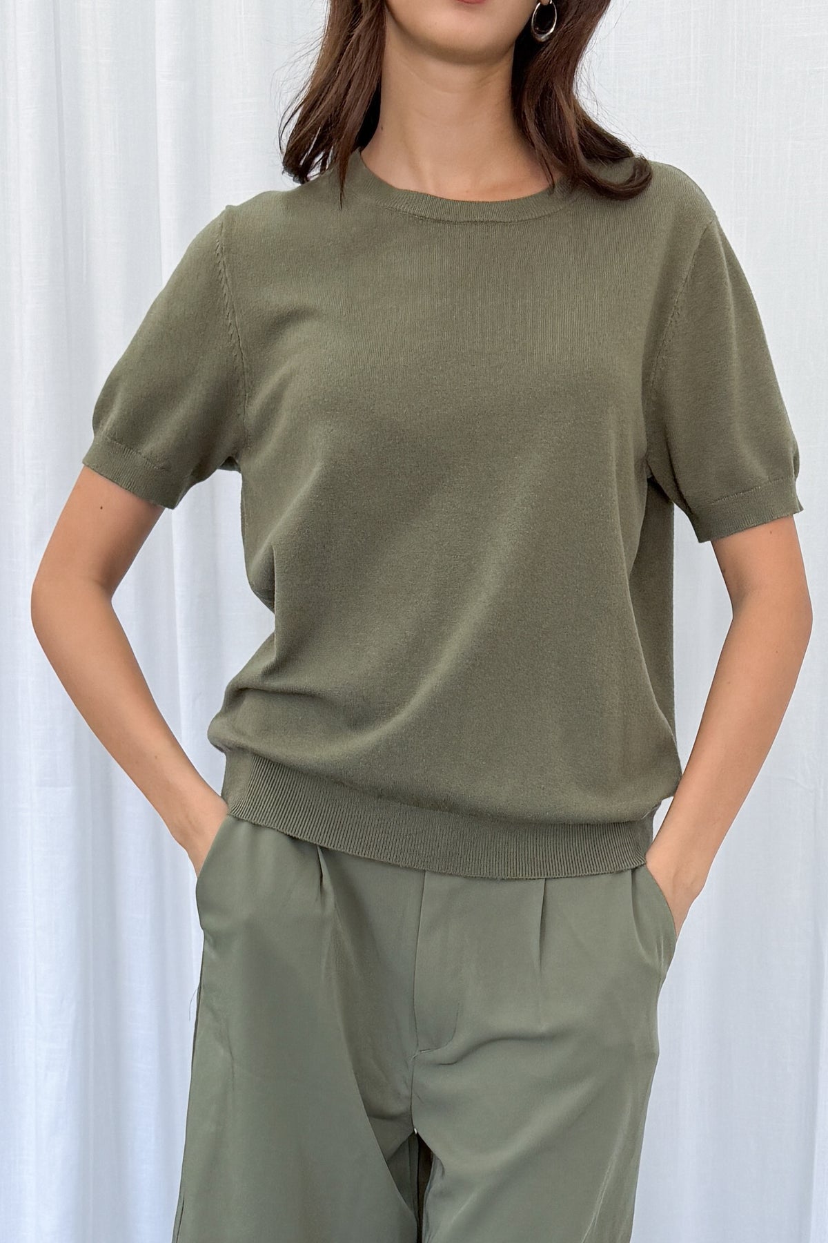 Green Knit Short Sleeve 2 - Size M/L
