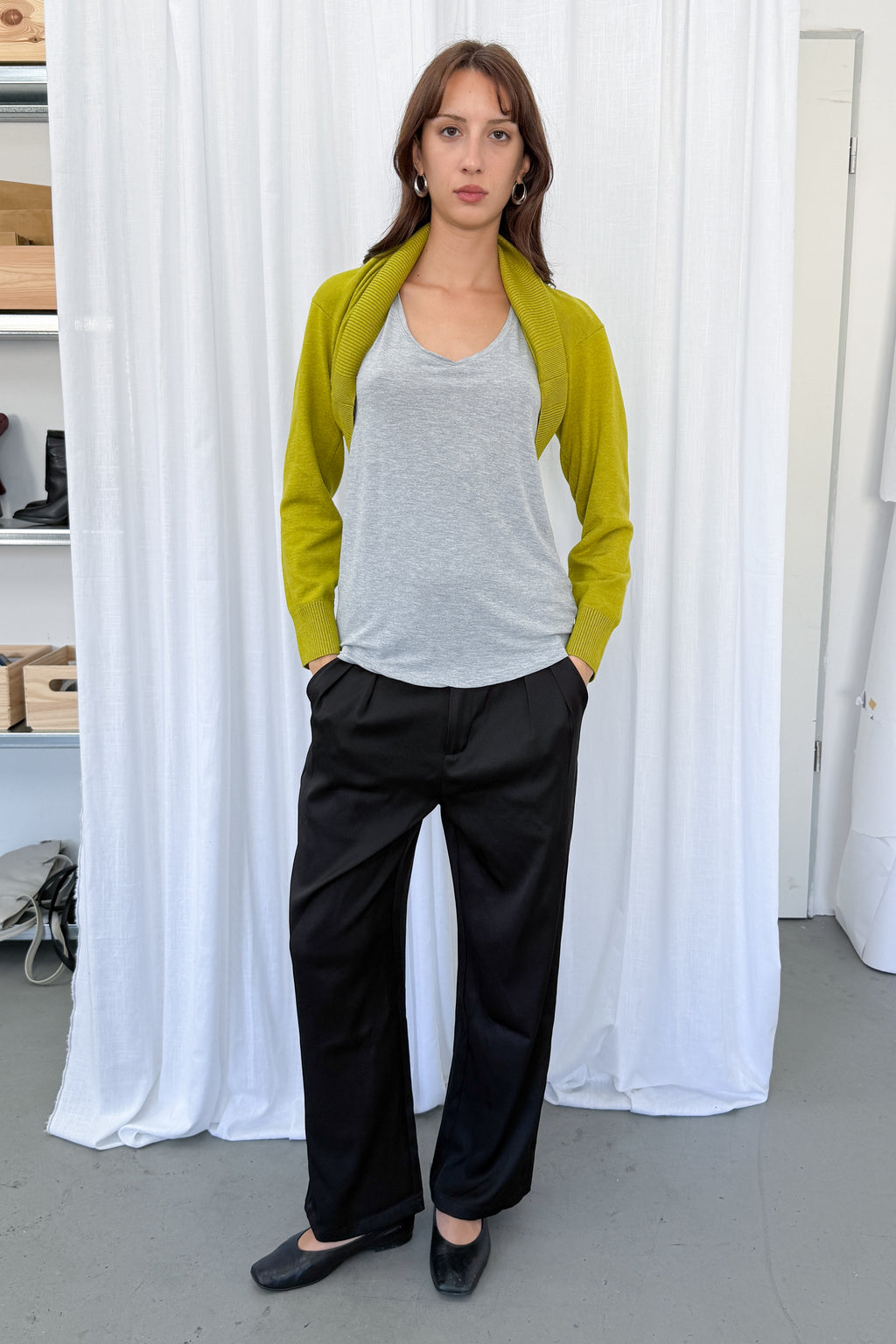 Lime Green Jumper - Size M