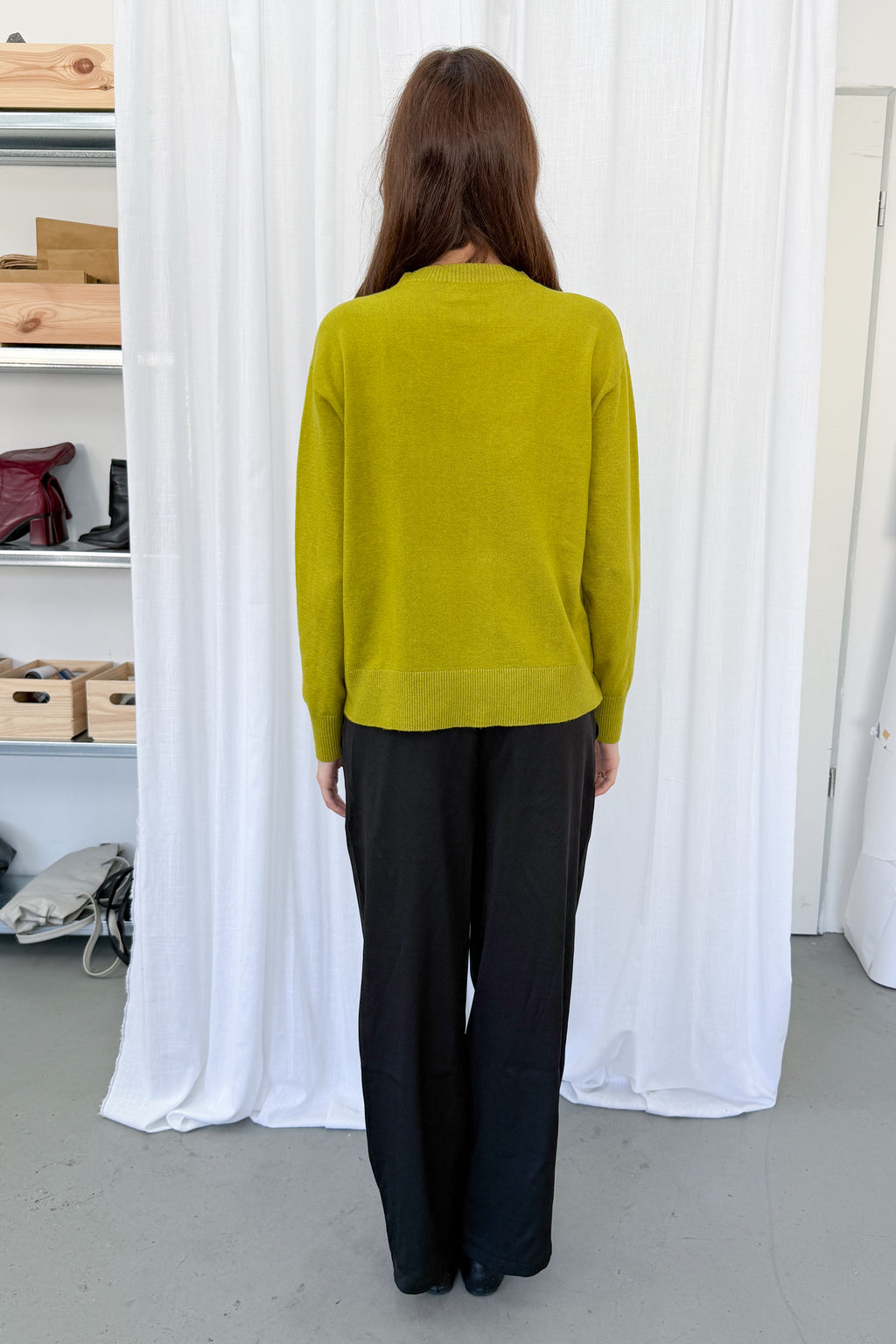 Lime Green Jumper - Size M