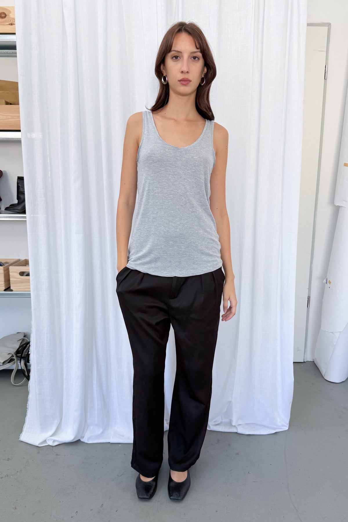Grey Tank Top - Size S