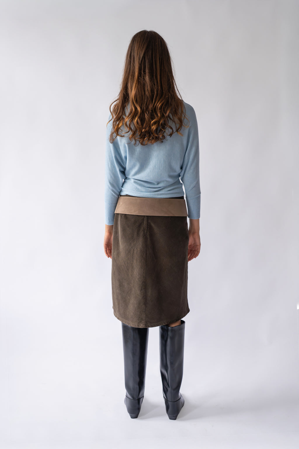 Light Blue Knitted Top