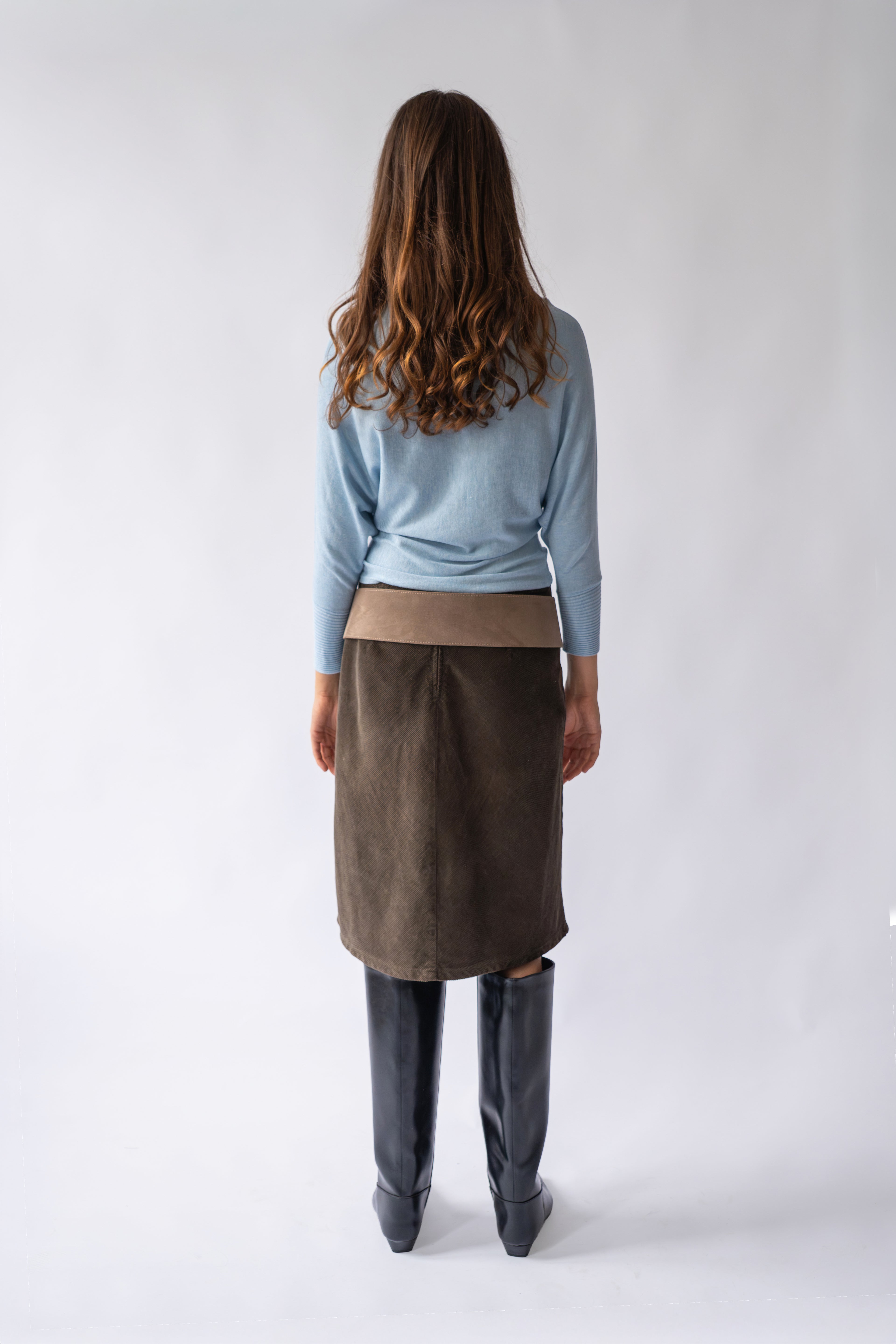 Light Blue Knitted Top