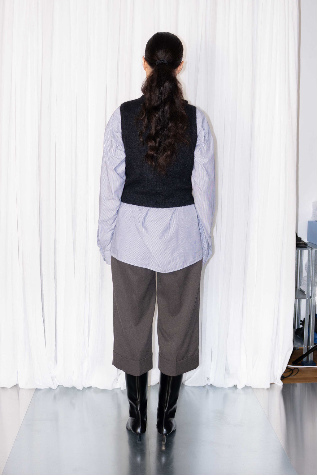 Black Spencer Mohair