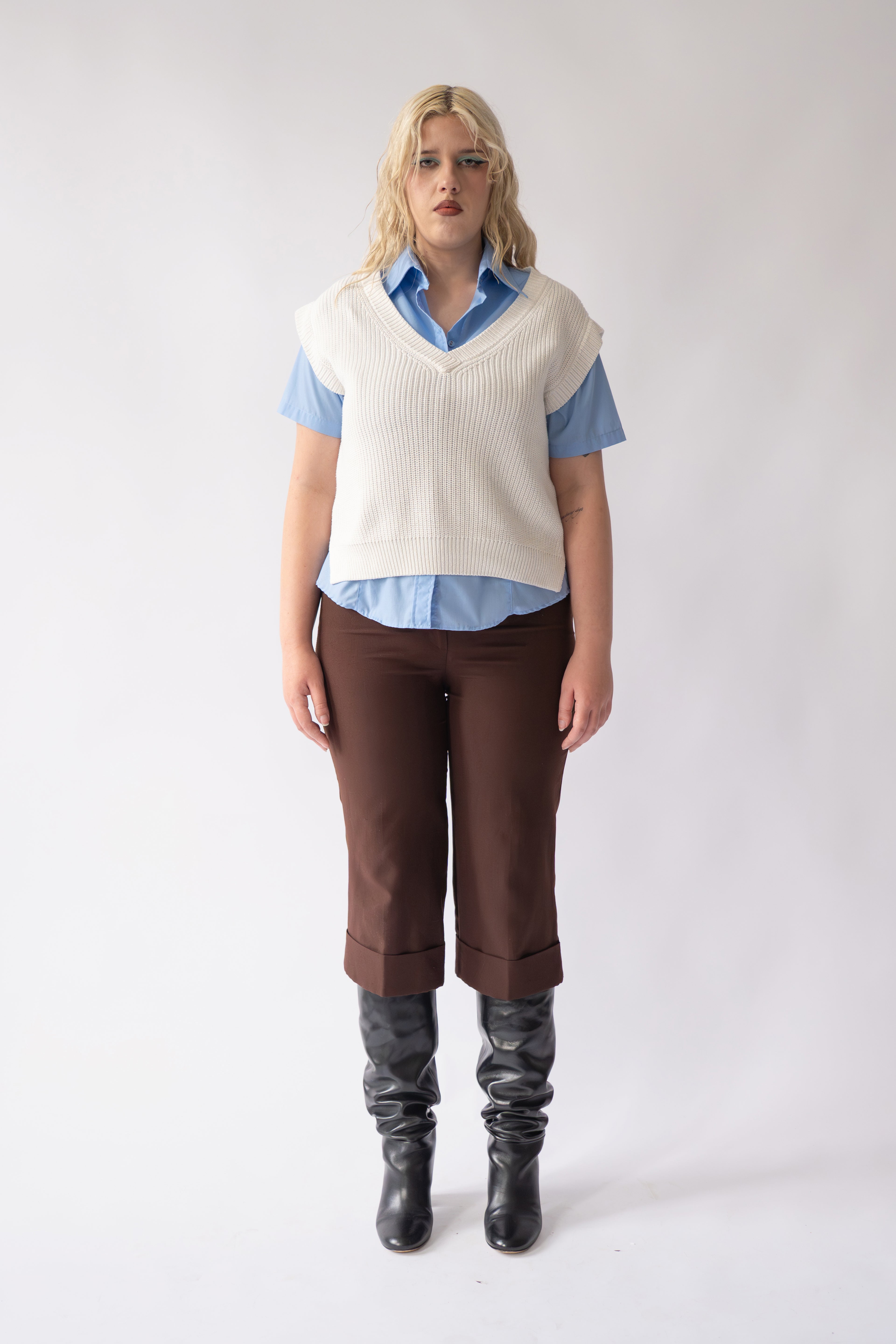 White Knitted Spencer