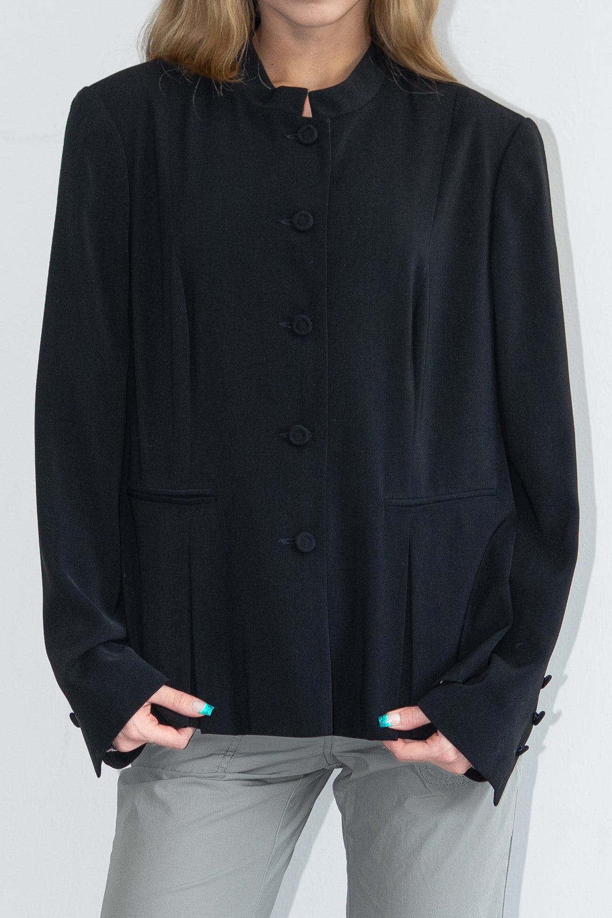 Black Blazer Pleats - Size XL