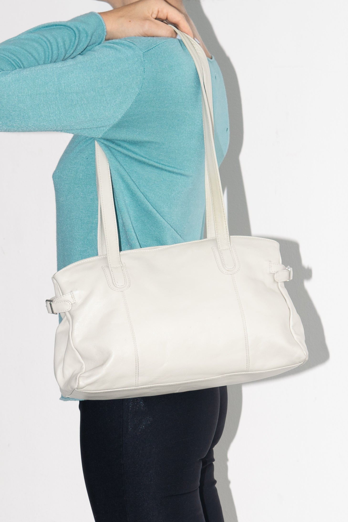 Off White Leather Bag