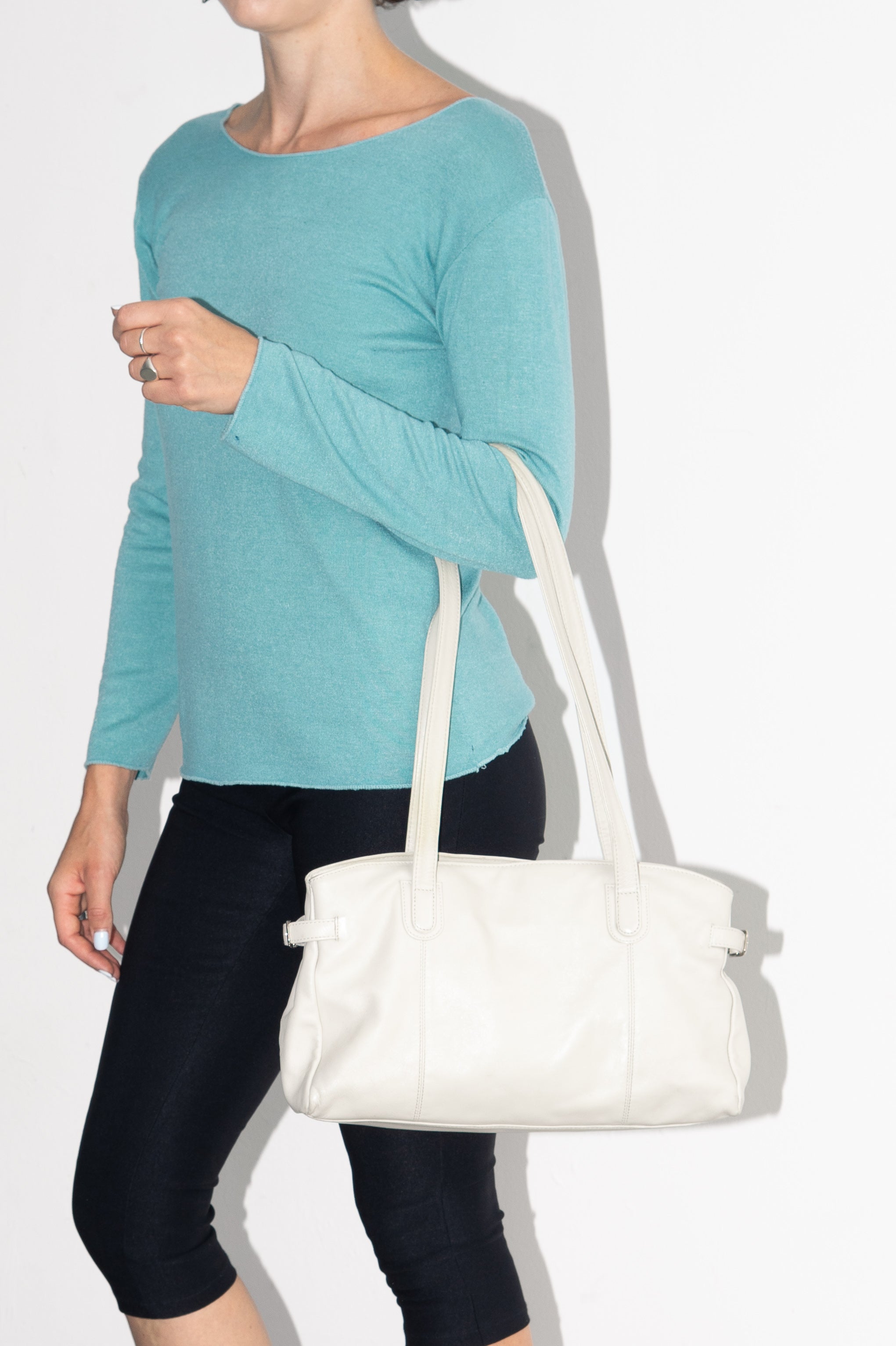 Off White Leather Bag