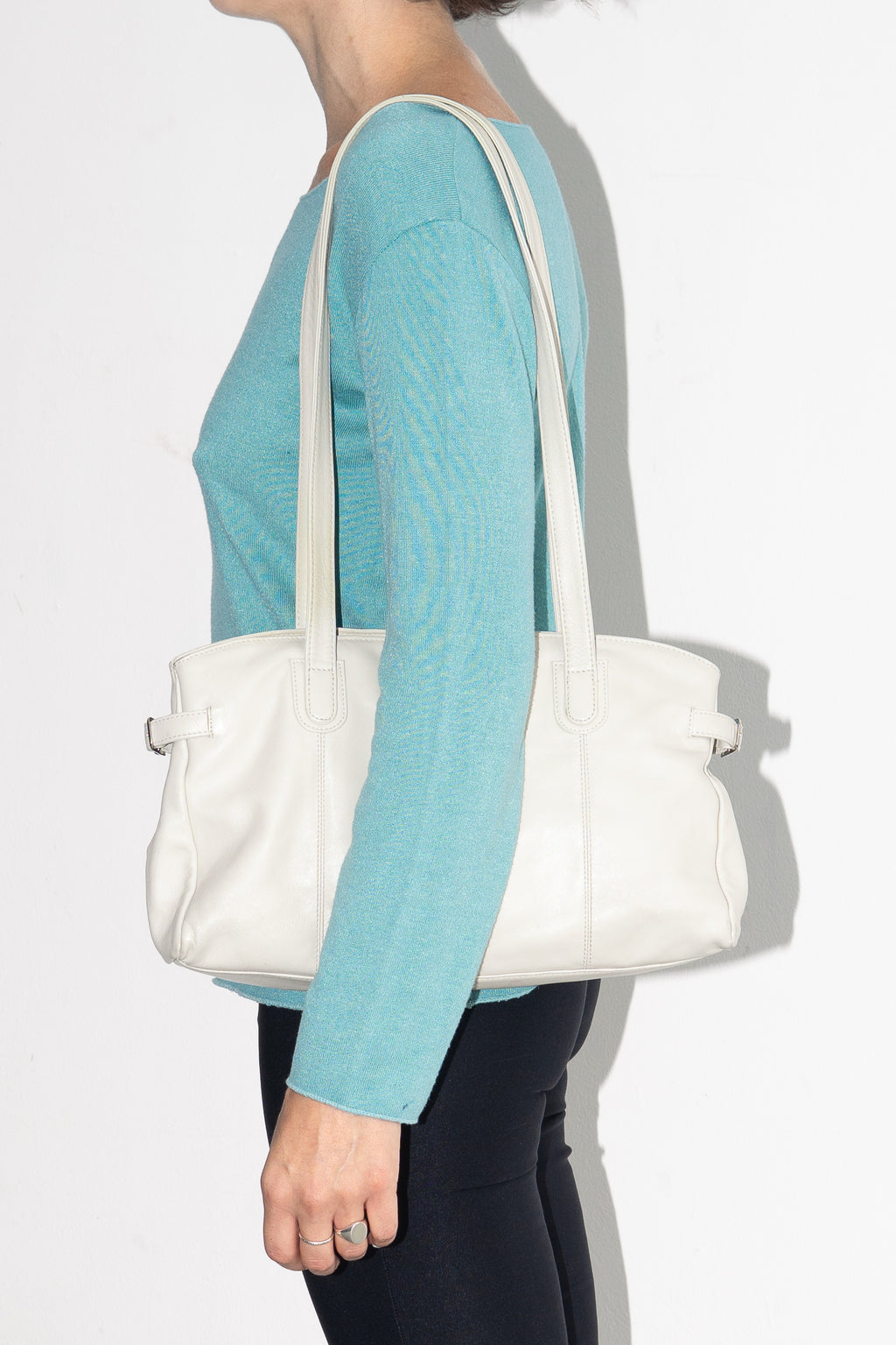 Off White Leather Bag