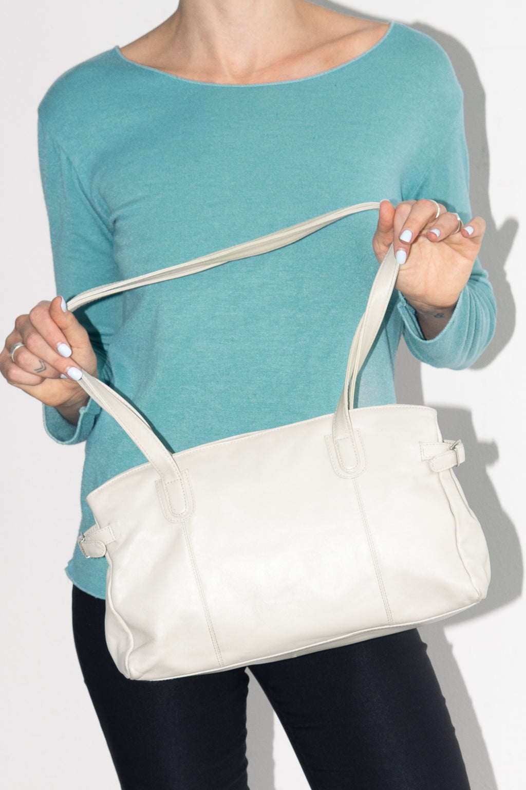Off White Leather Bag