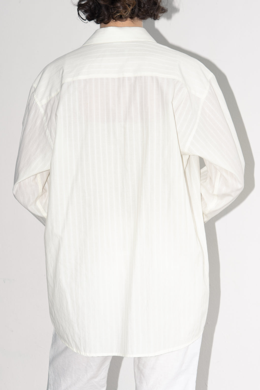 Pastel Yellow Blouse Striped Texture - Size XL