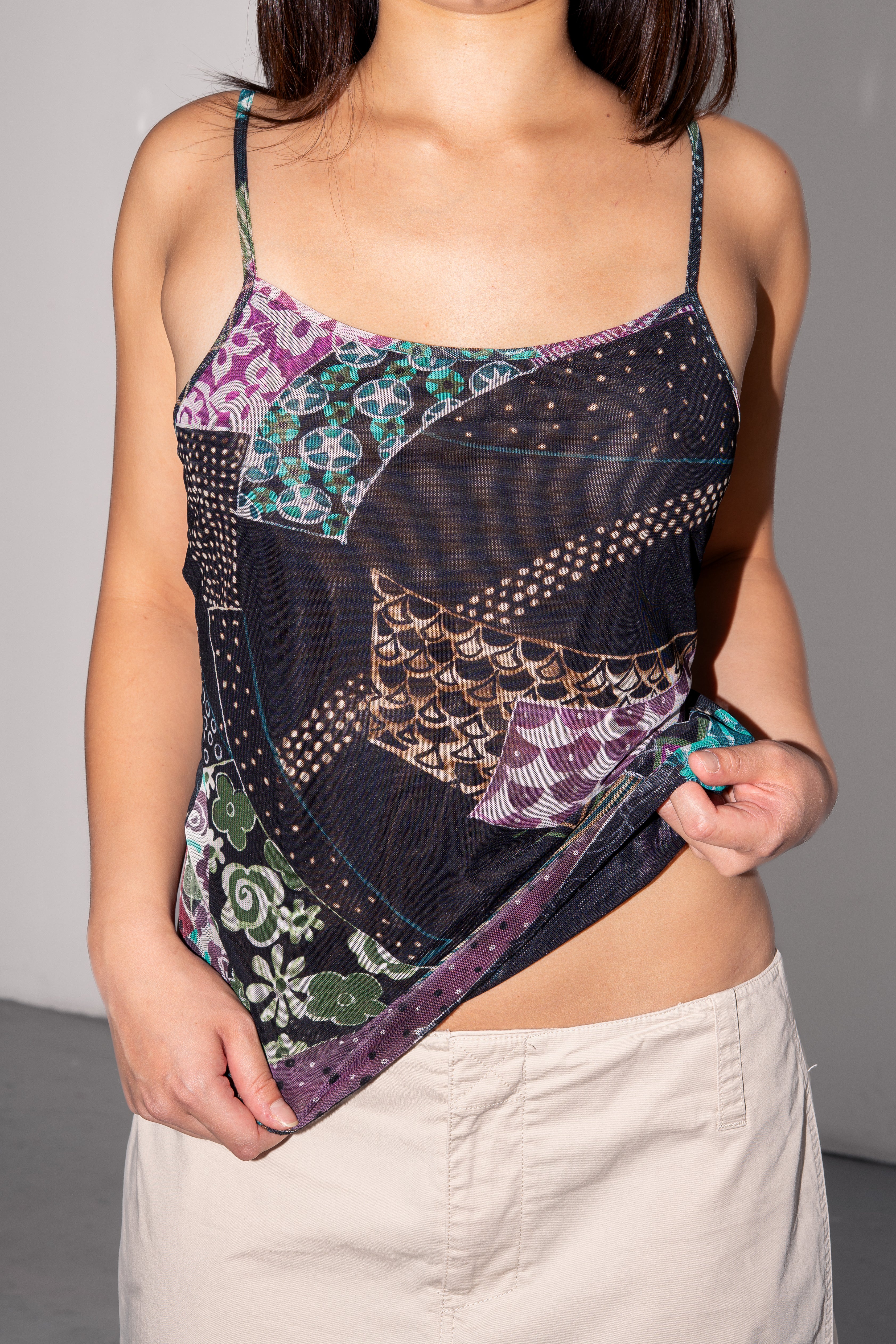 Strap Top Print - Size S/M