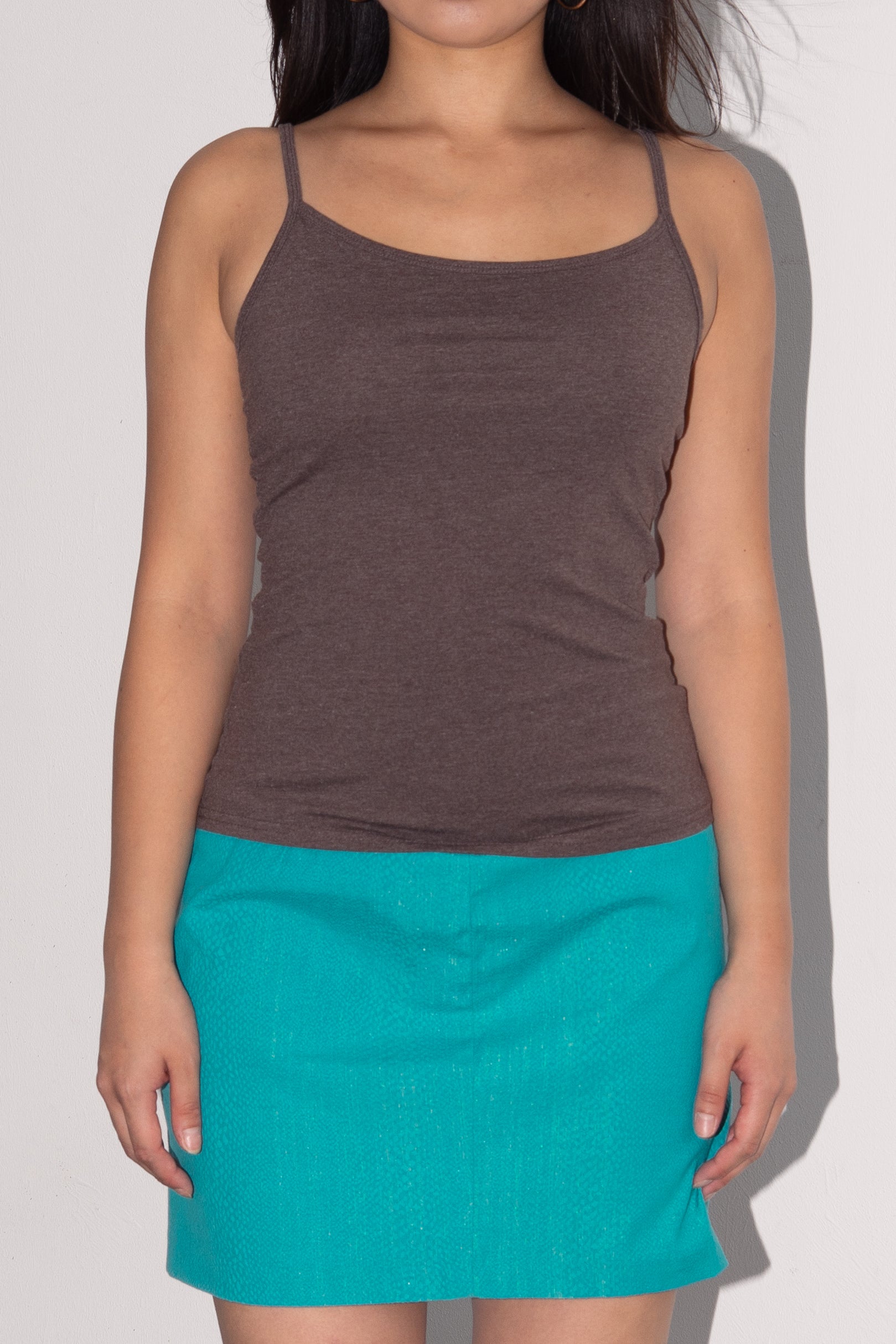 Brown Strap top - Size S
