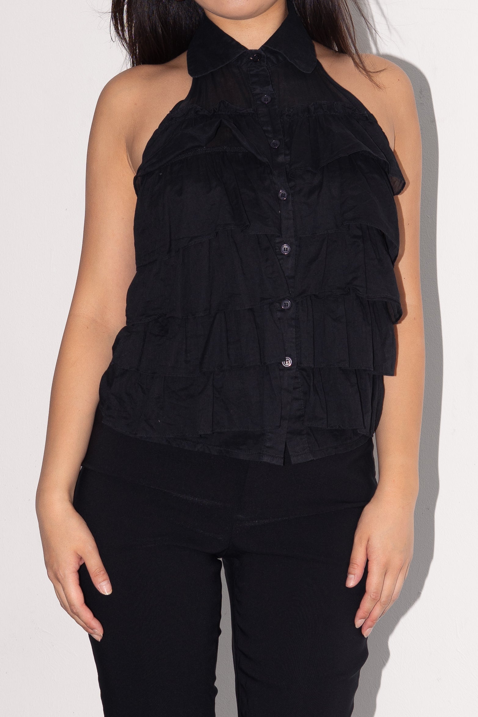 Black layered top - Size S/M