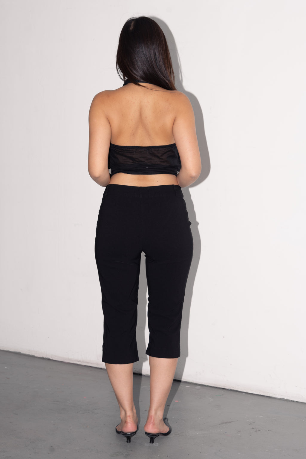Black Capri Pantalon - Size M