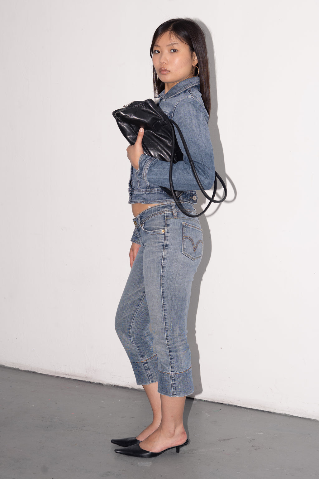 Denim Capri - Size S/M