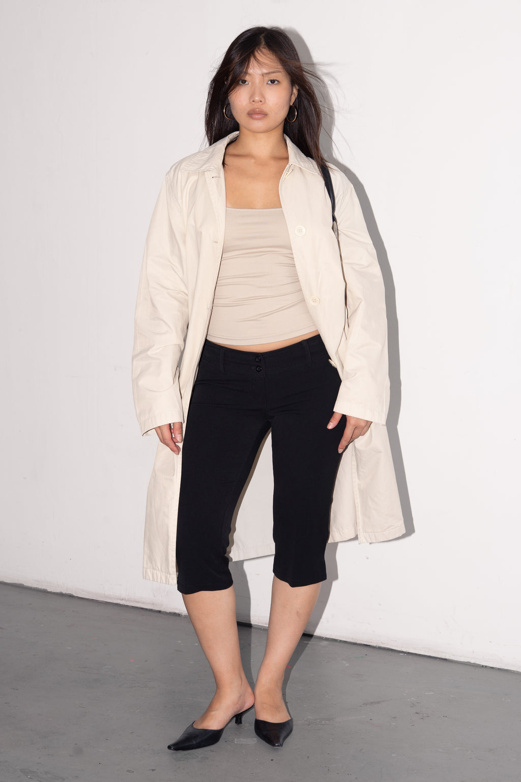 Beige Trench - Size L