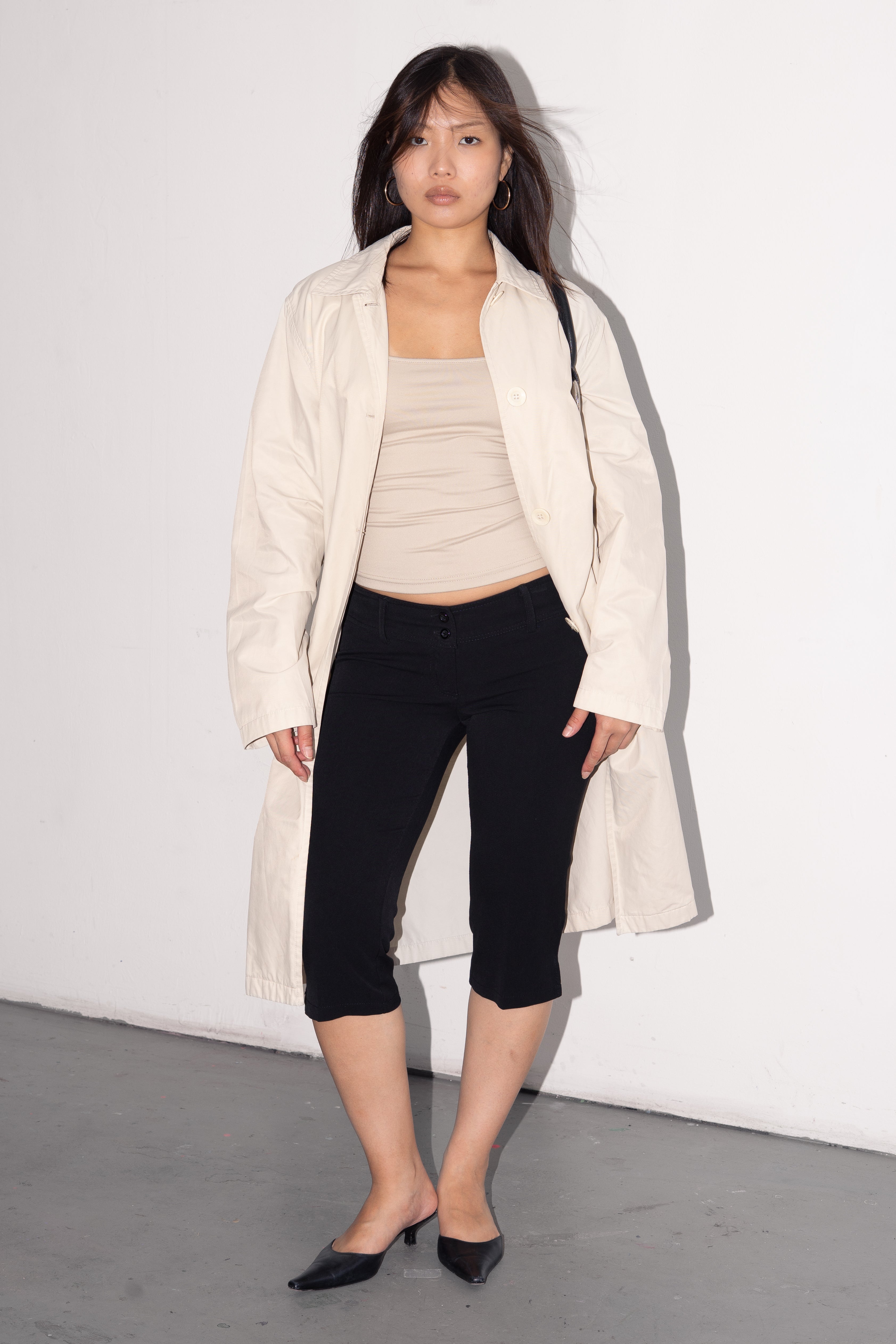 Beige Trench - Size L