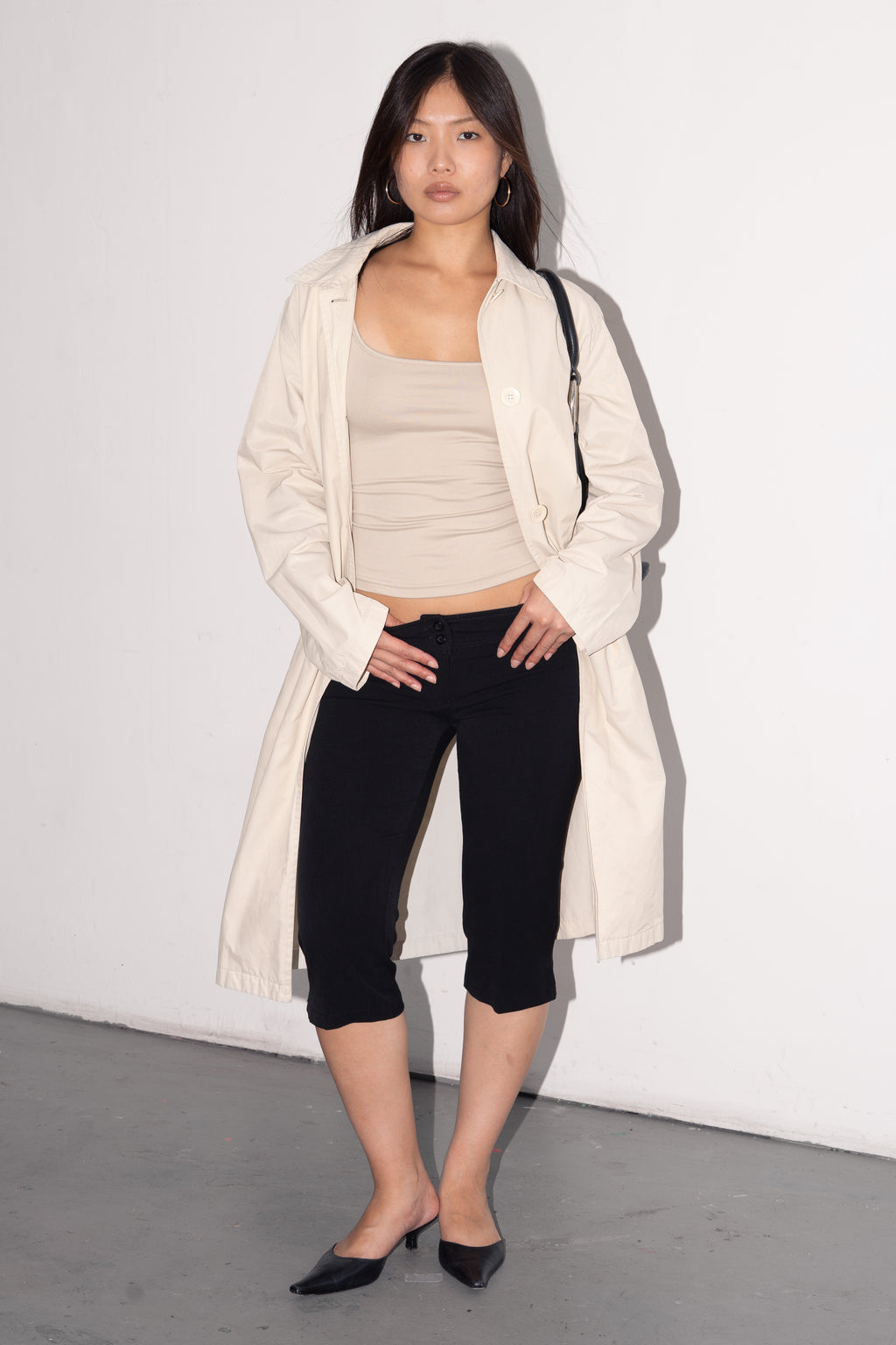 Beige Trench - Size L