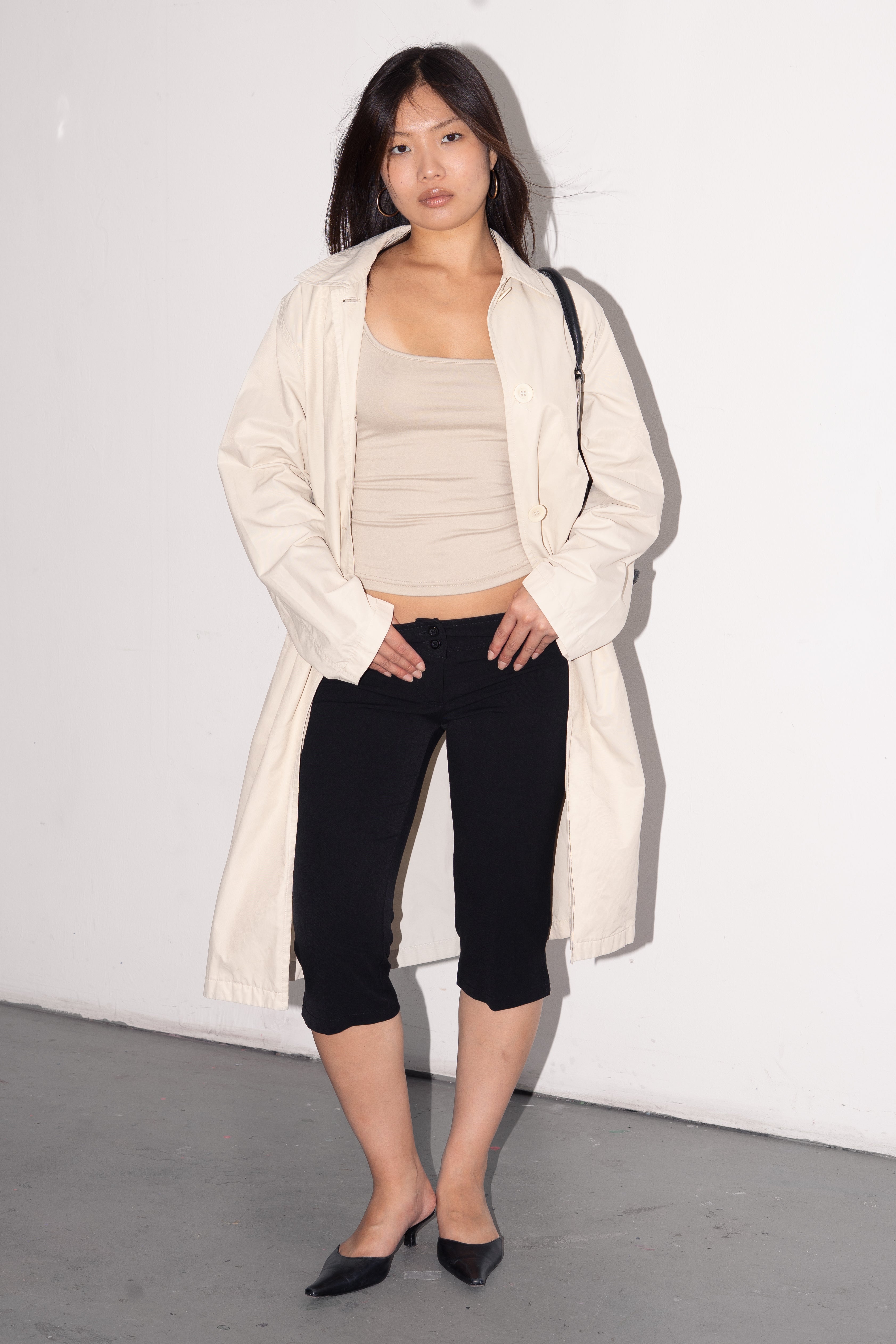 Beige Trench - Size L
