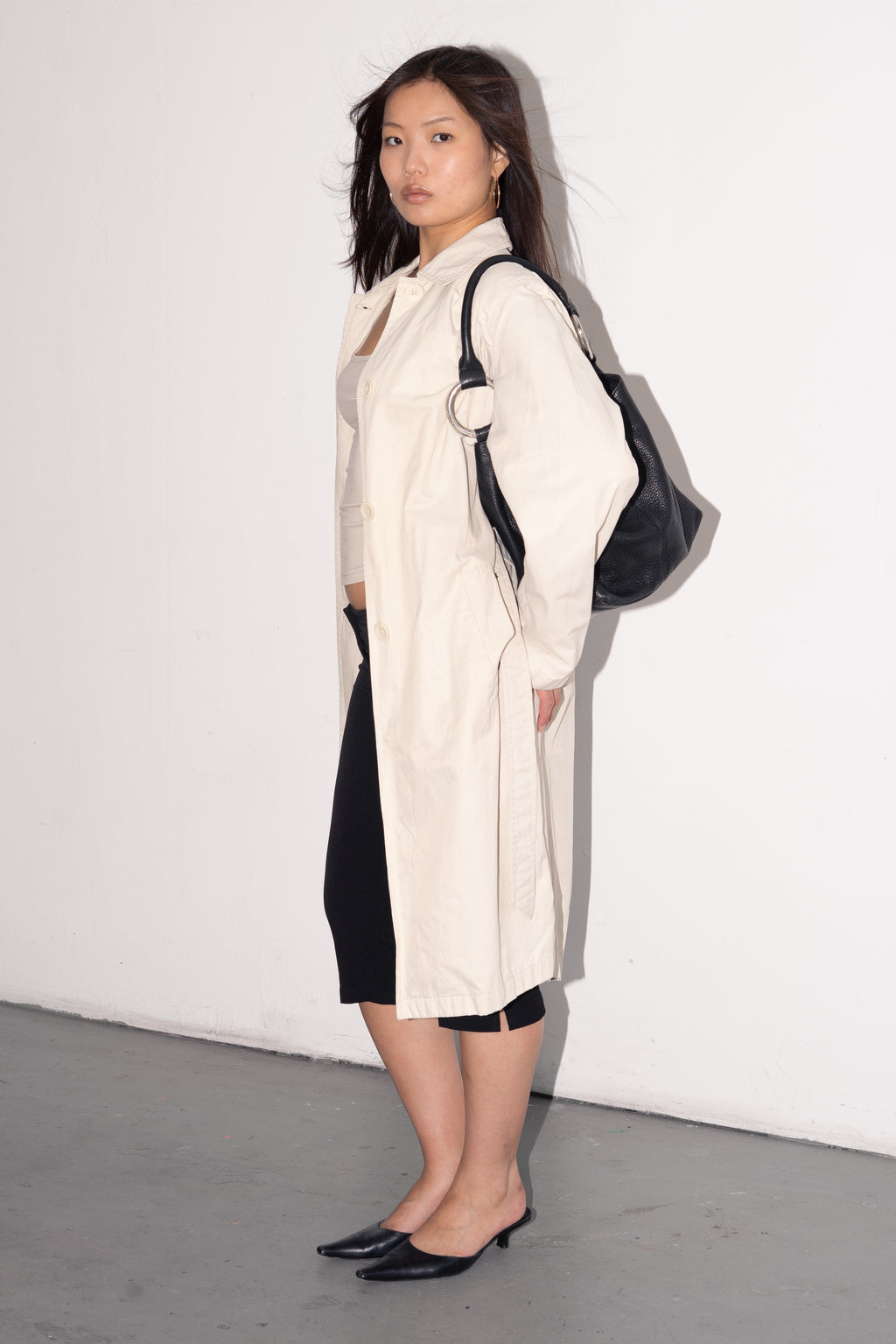 Beige Trench - Size L