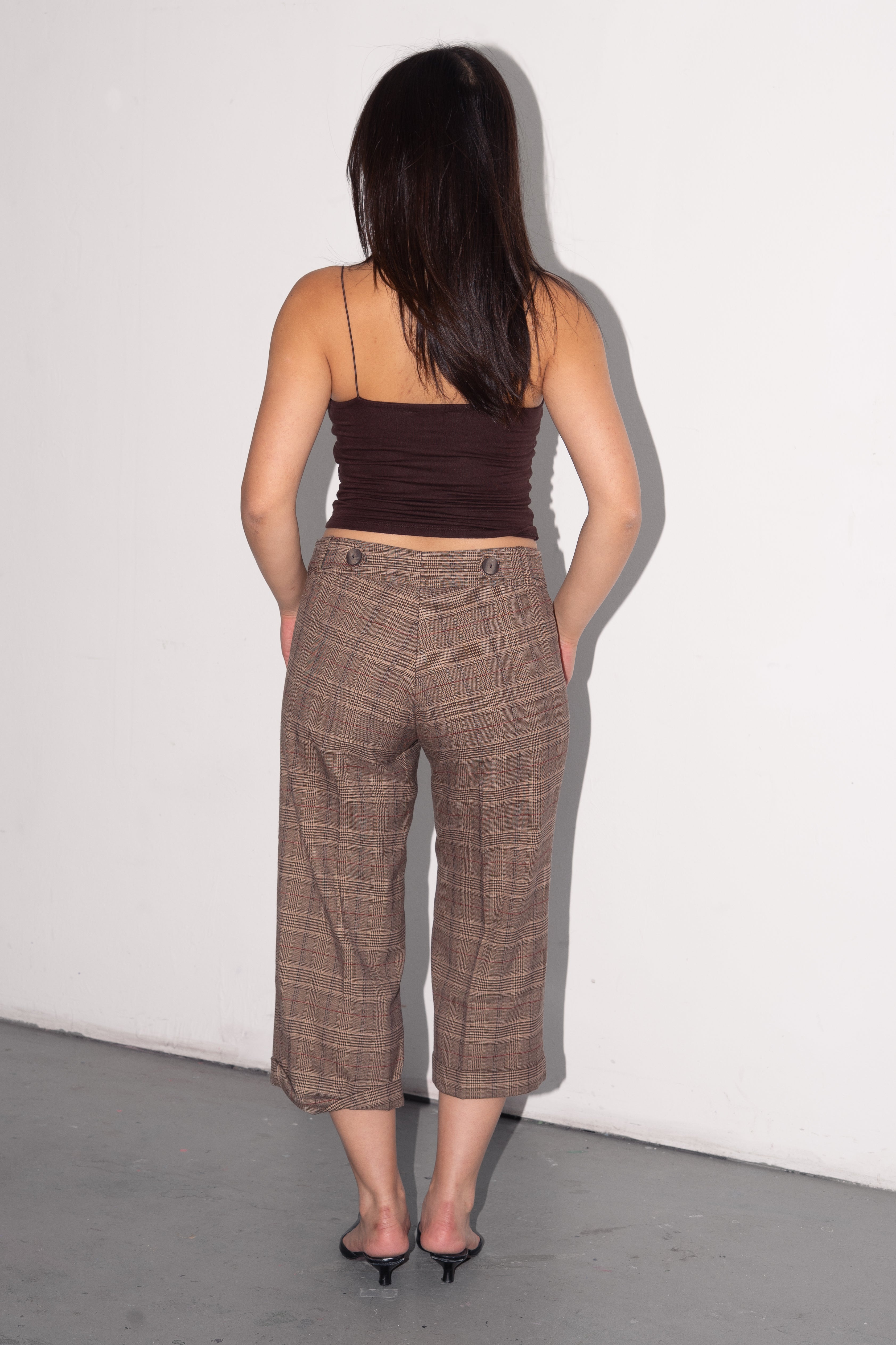 Brown Top Thin Straps - Size XS/S